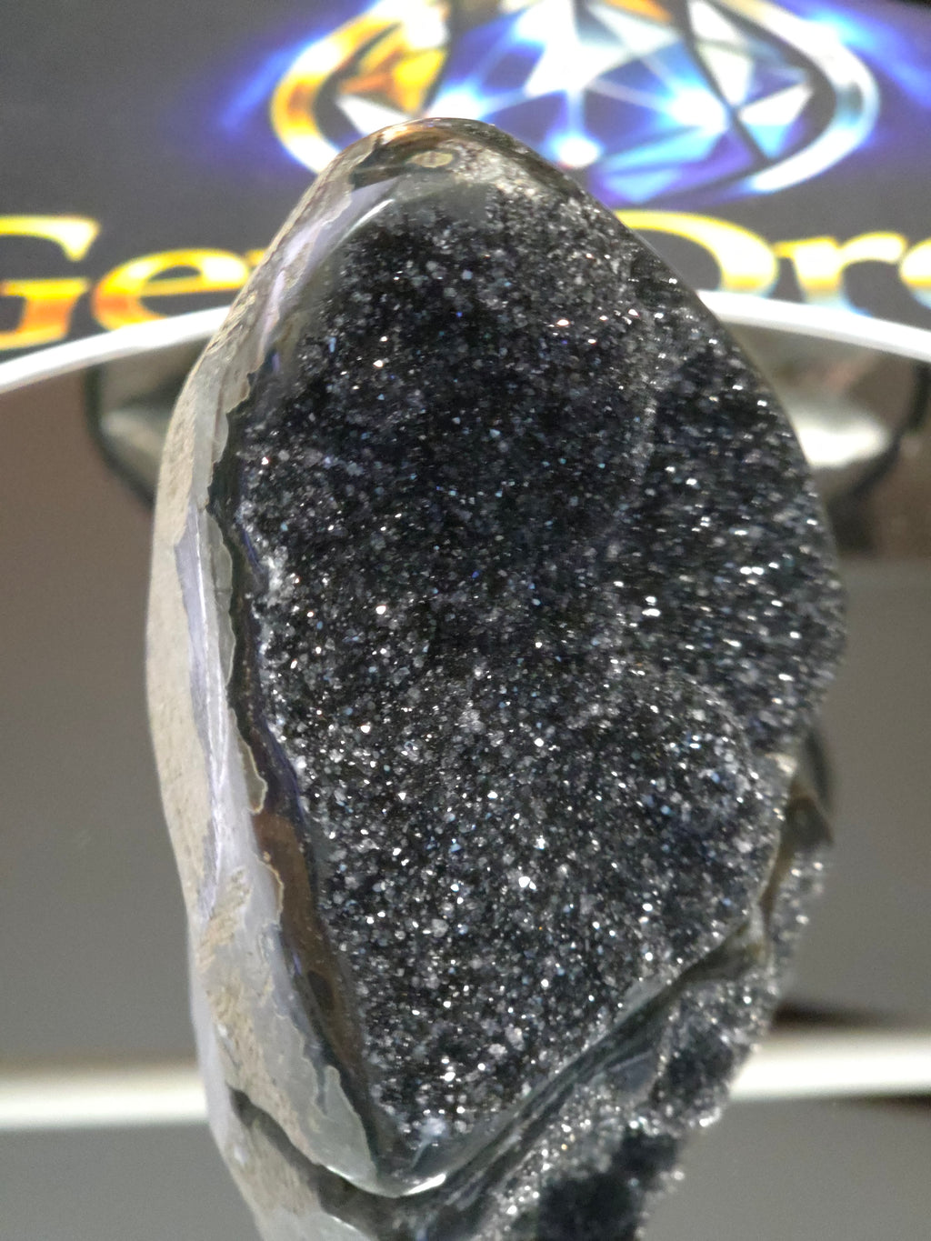 Uruguay Dark Rainbow Amethyst Mini Cathedral #2
