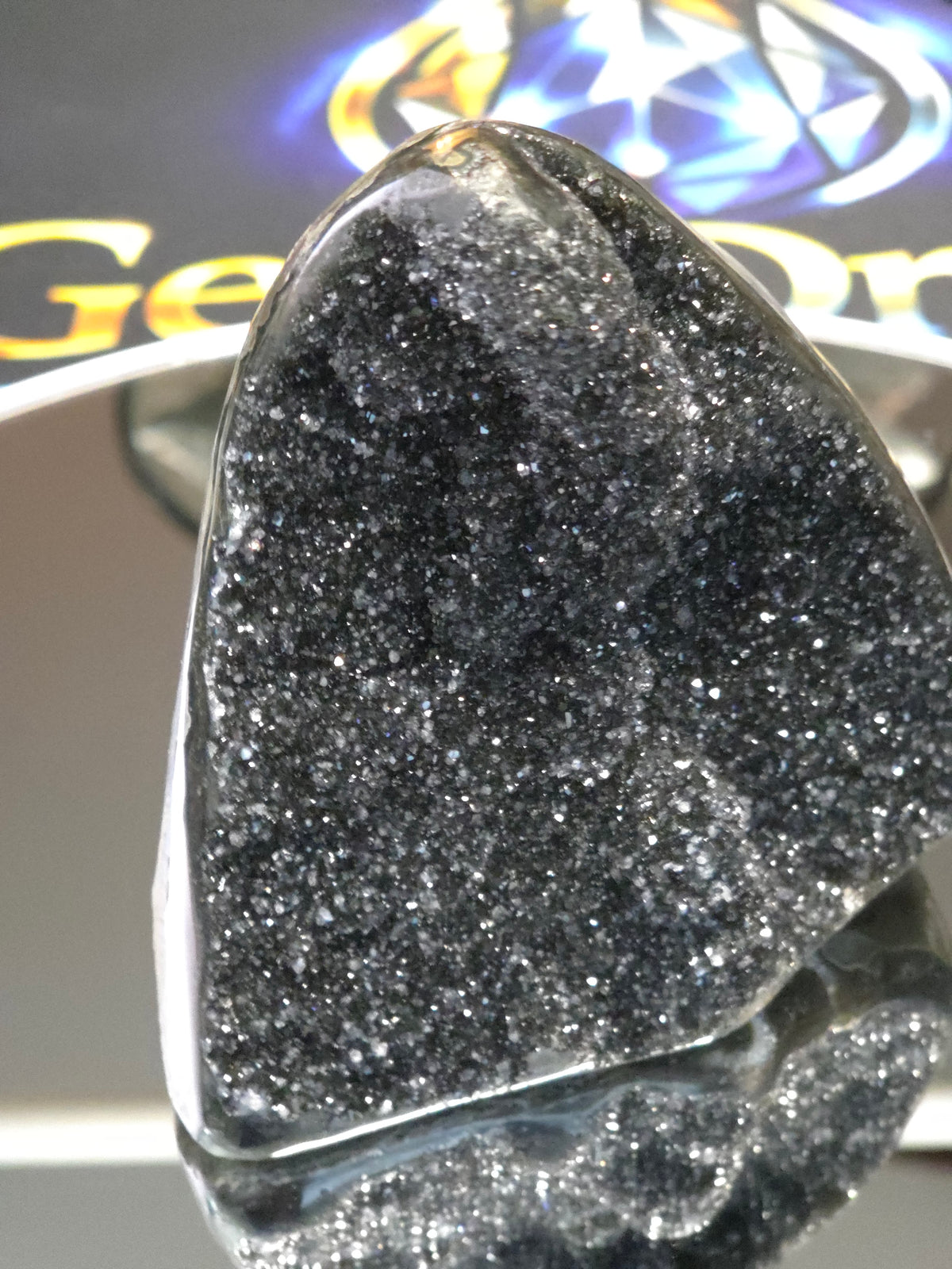 Uruguay Dark Rainbow Amethyst Mini Cathedral #2
