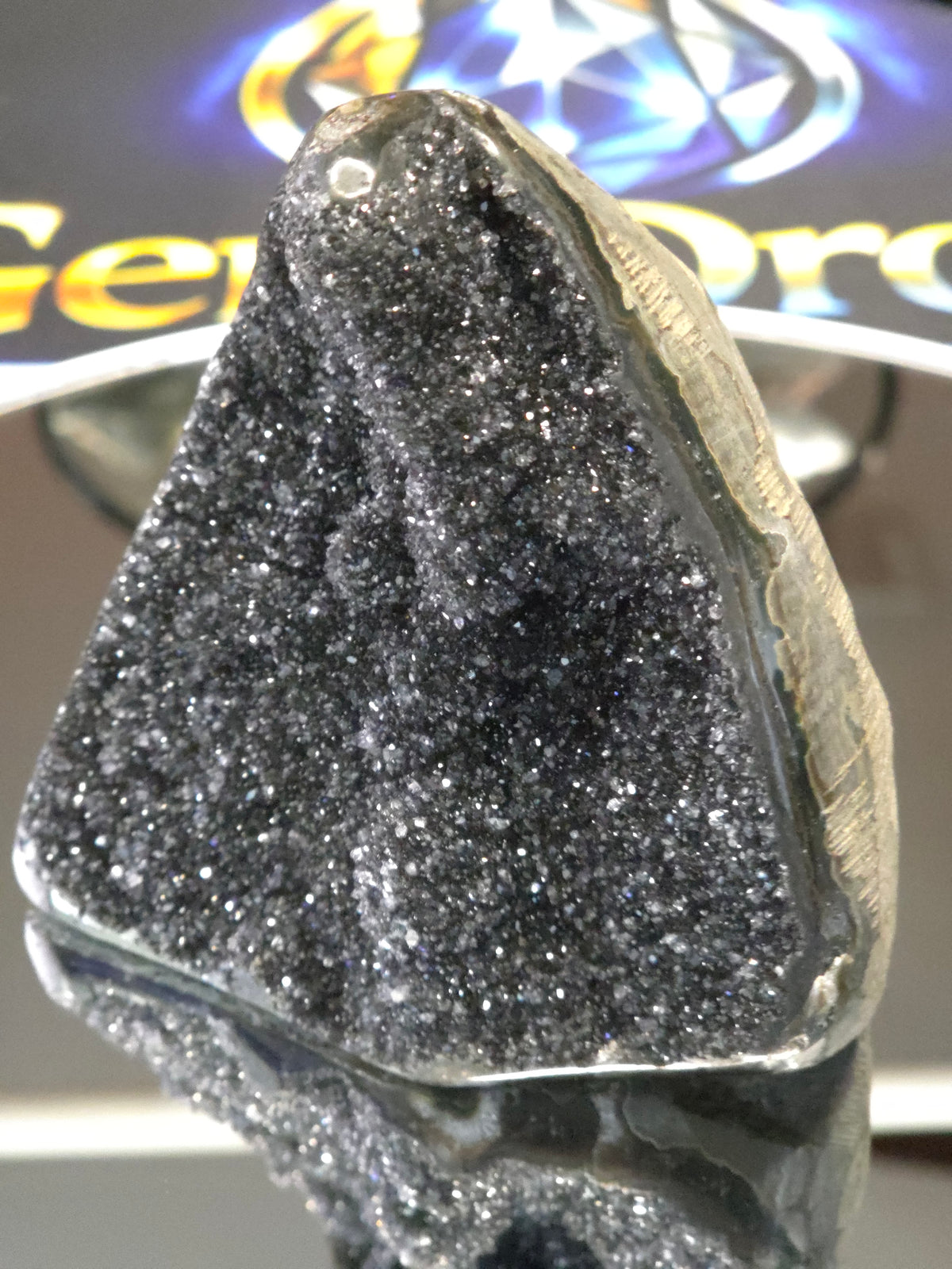 Uruguay Dark Rainbow Amethyst Mini Cathedral #2