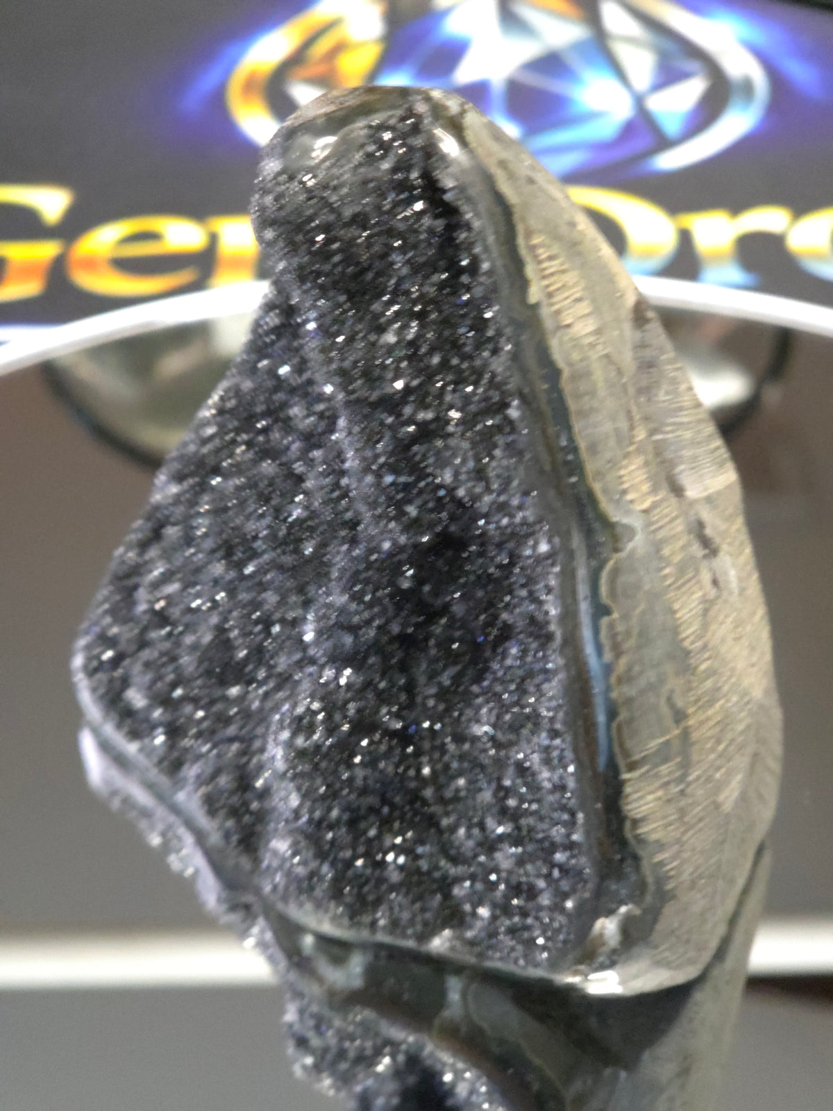 Uruguay Dark Rainbow Amethyst Mini Cathedral #2