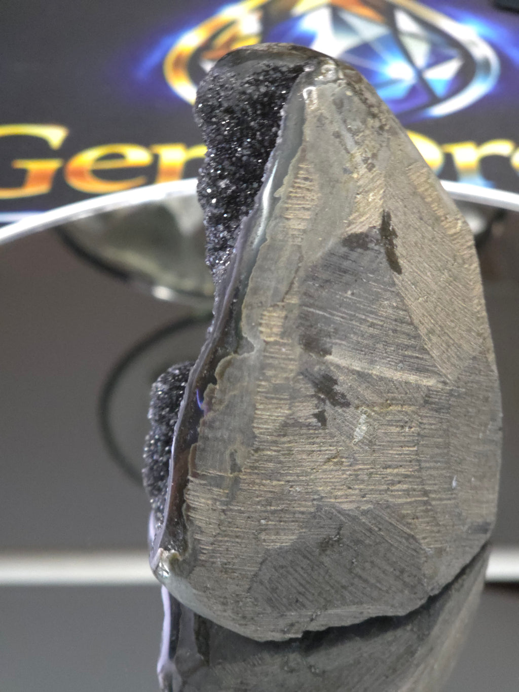 Uruguay Dark Rainbow Amethyst Mini Cathedral #2