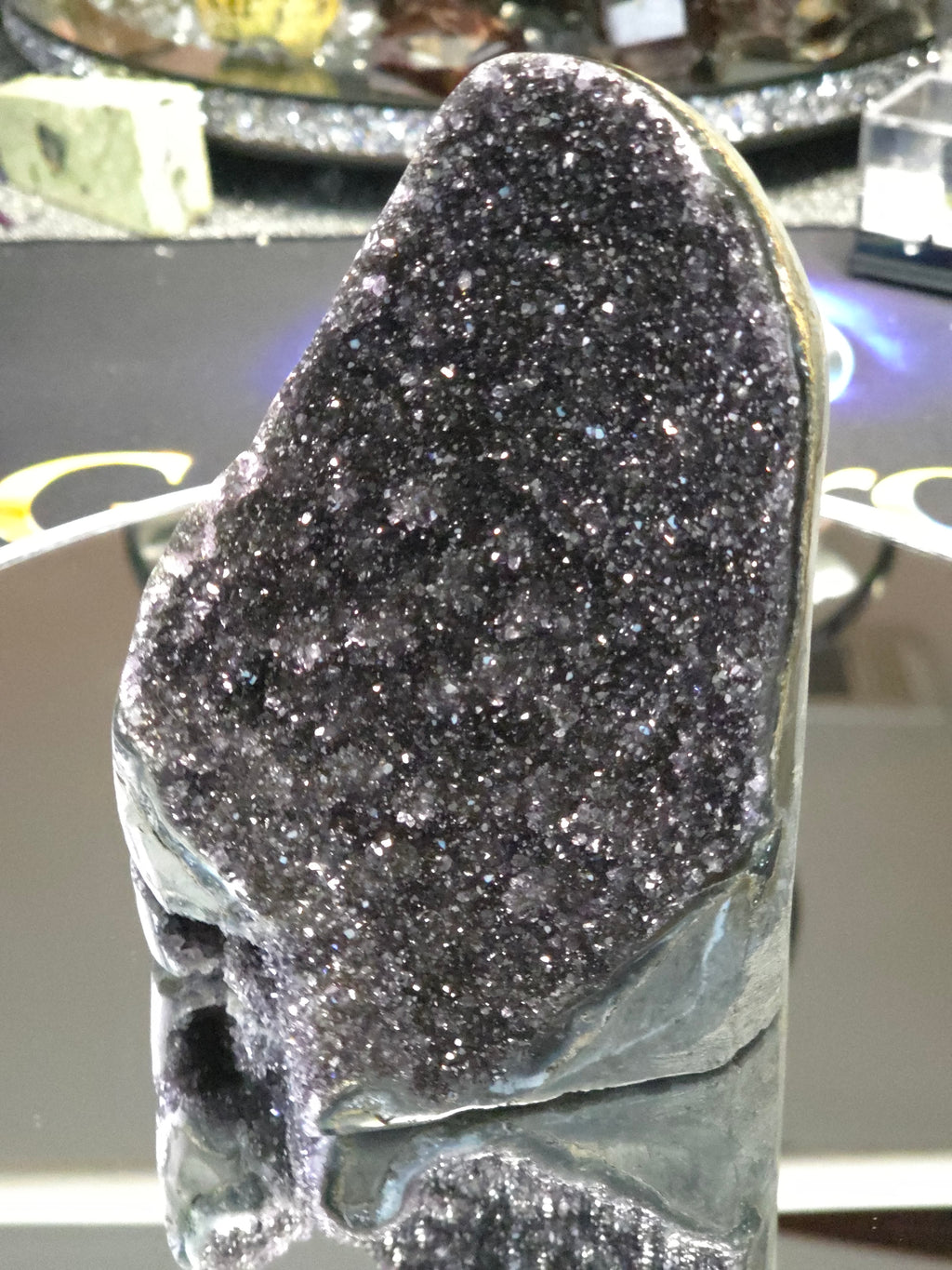 Uruguay Dark Rainbow Amethyst Mini Cathedral #3