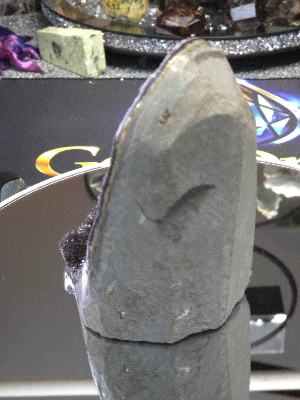Uruguay Dark Rainbow Amethyst Mini Cathedral #3