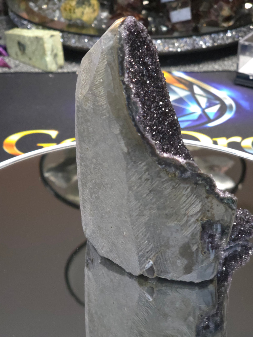Uruguay Dark Rainbow Amethyst Mini Cathedral #3