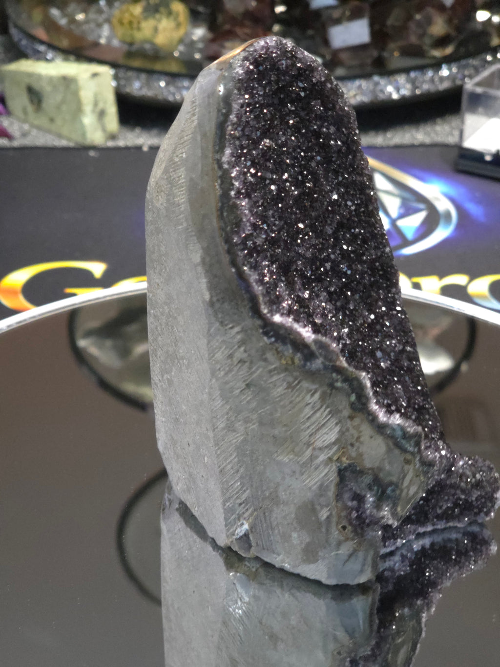Uruguay Dark Rainbow Amethyst Mini Cathedral #3