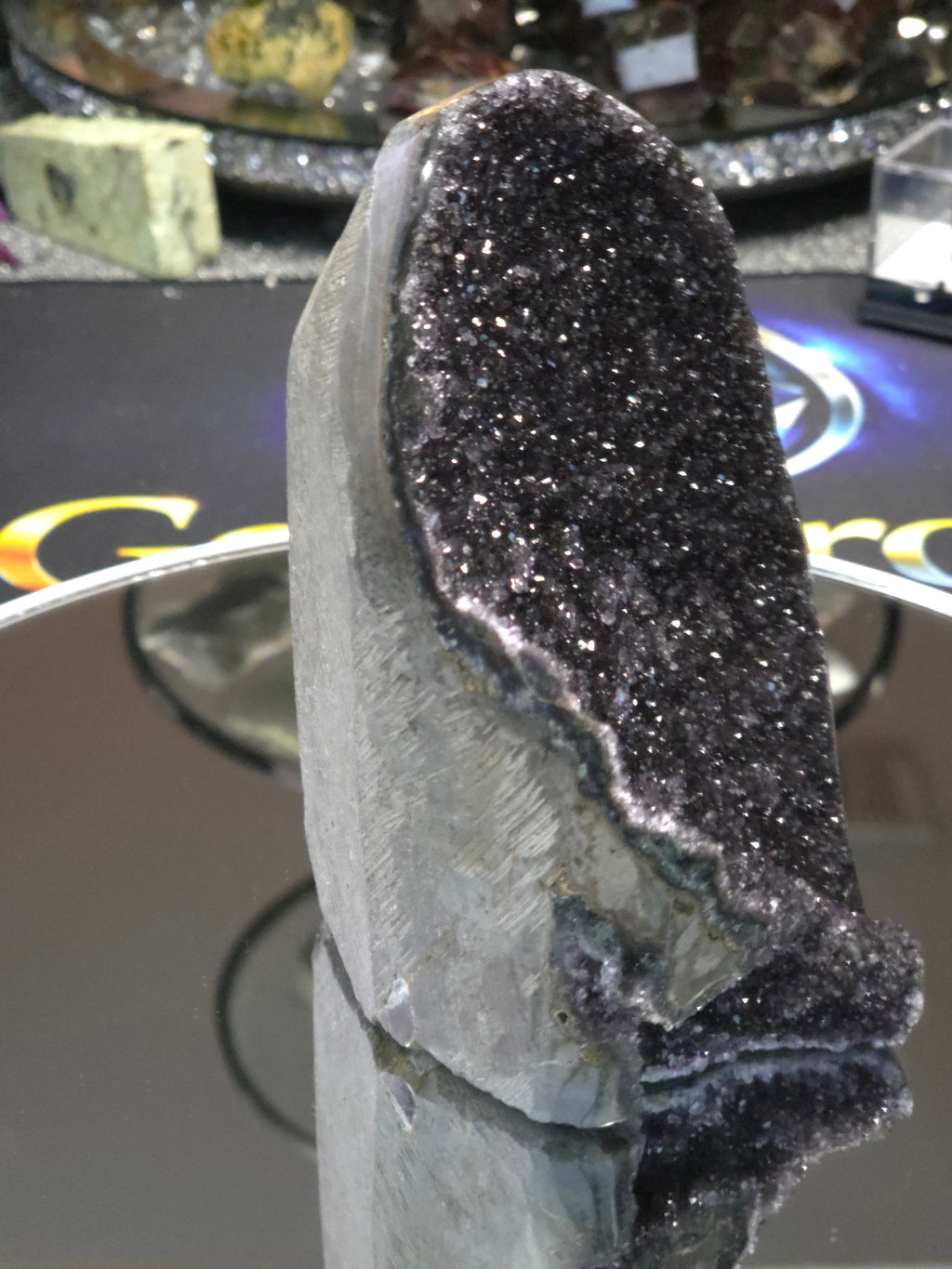 Uruguay Dark Rainbow Amethyst Mini Cathedral #3