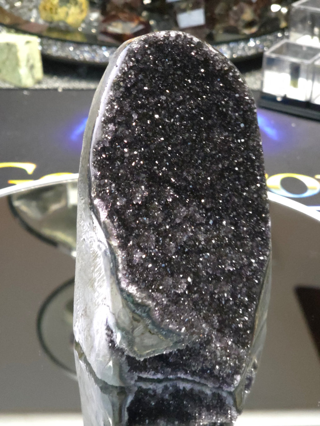 Uruguay Dark Rainbow Amethyst Mini Cathedral #3