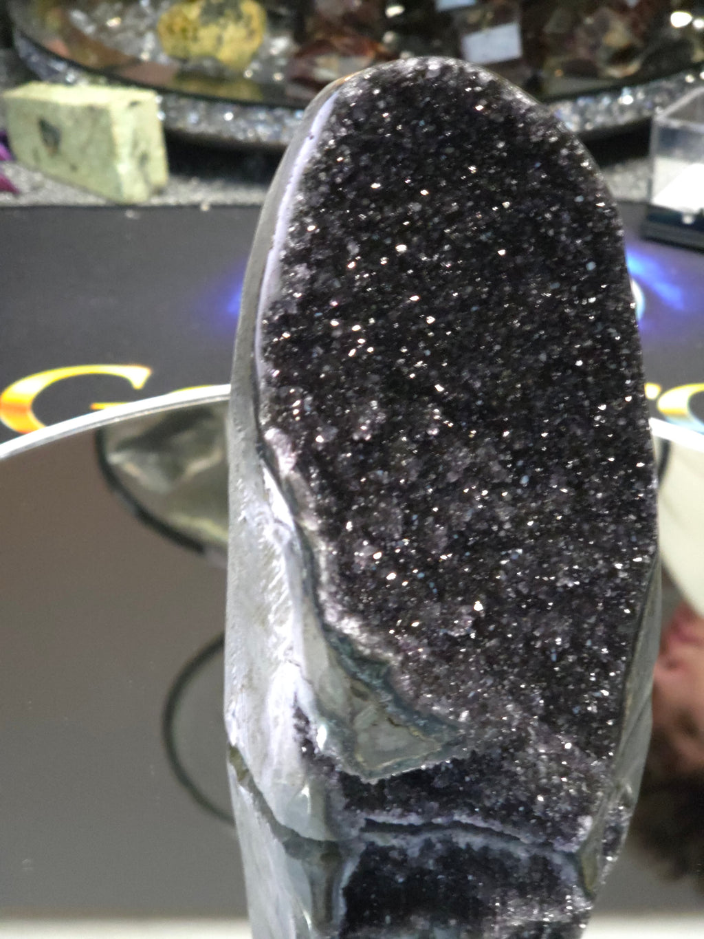 Uruguay Dark Rainbow Amethyst Mini Cathedral #3