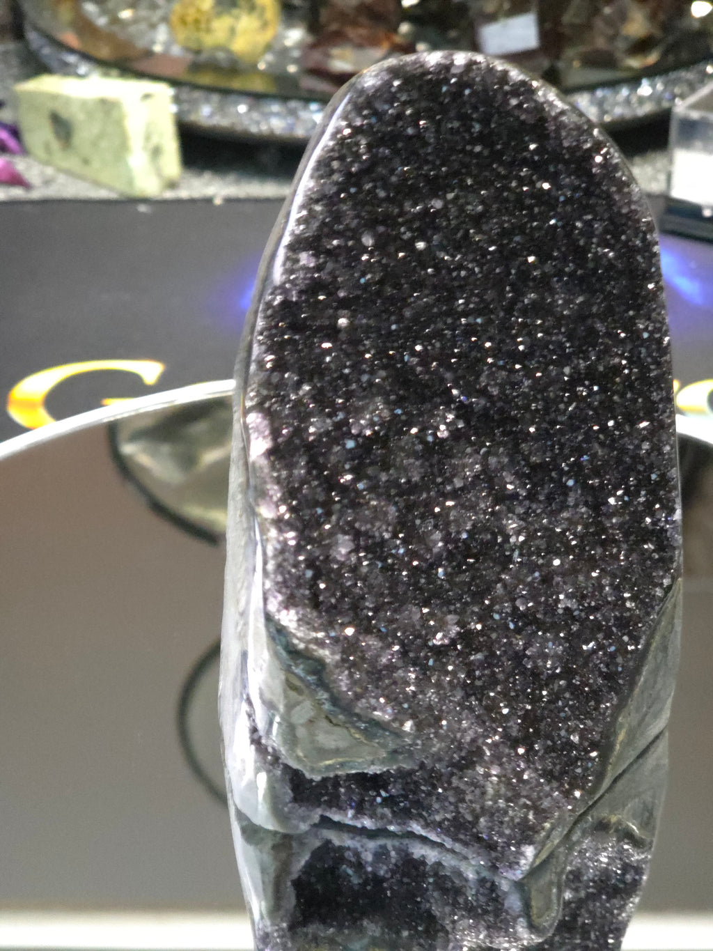 Uruguay Dark Rainbow Amethyst Mini Cathedral #3