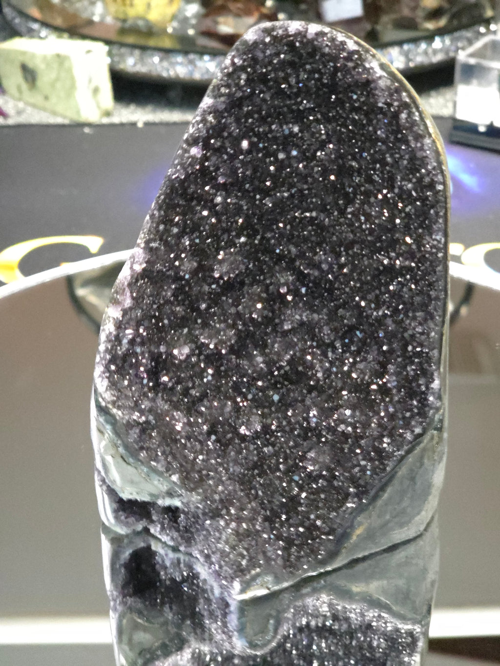 Uruguay Dark Rainbow Amethyst Mini Cathedral #3