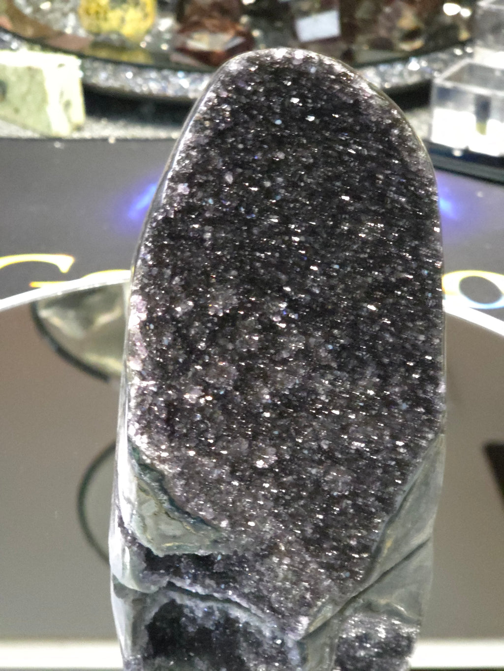 Uruguay Dark Rainbow Amethyst Mini Cathedral #3