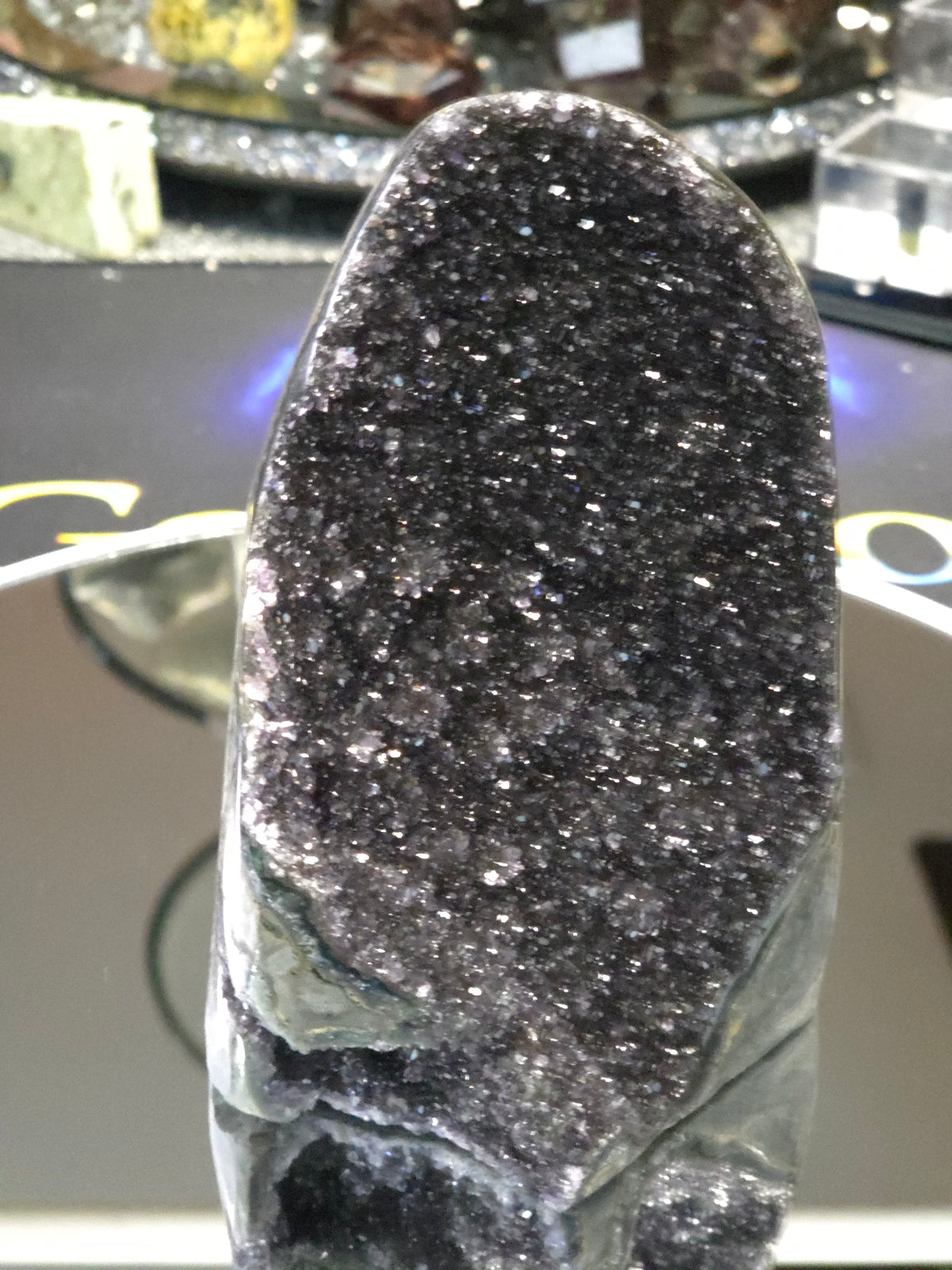 Uruguay Dark Rainbow Amethyst Mini Cathedral #3