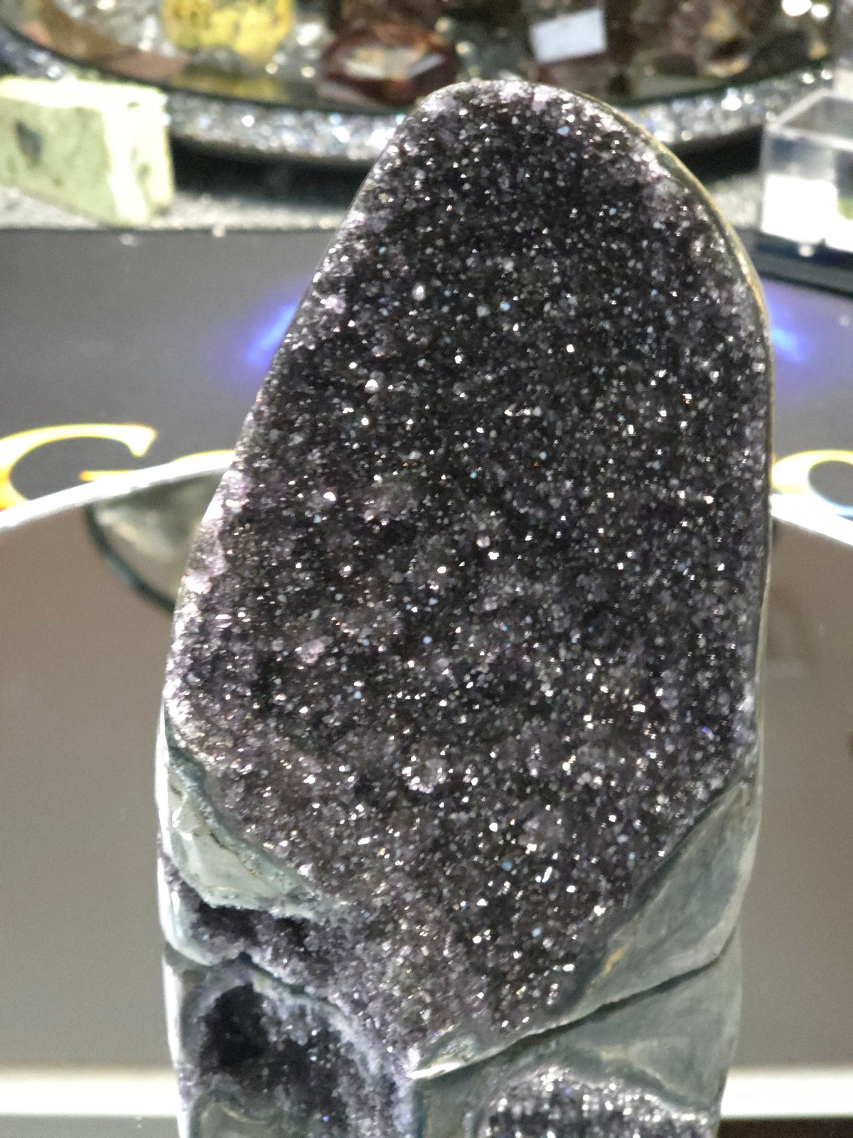 Uruguay Dark Rainbow Amethyst Mini Cathedral #3