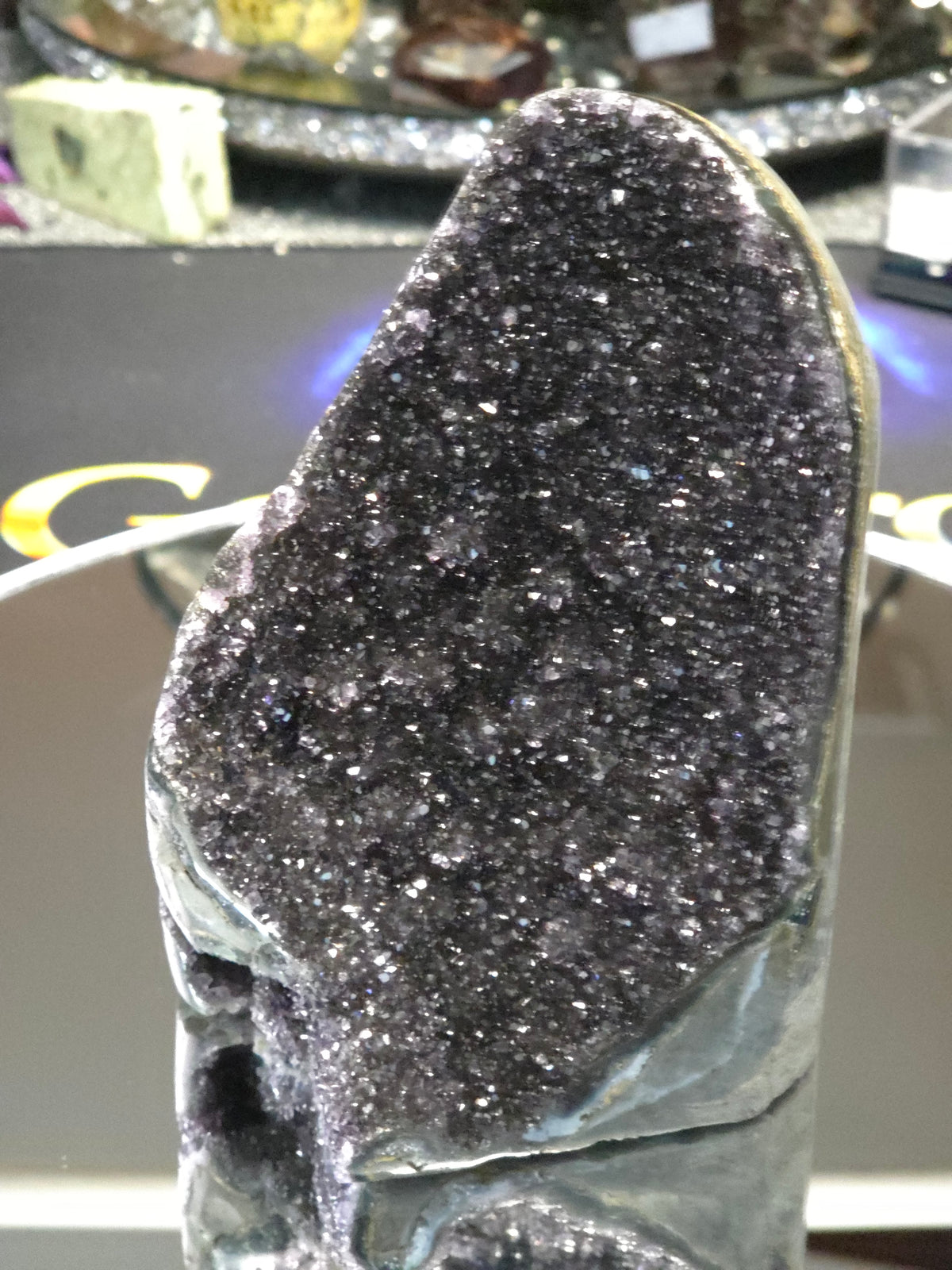 Uruguay Dark Rainbow Amethyst Mini Cathedral #3