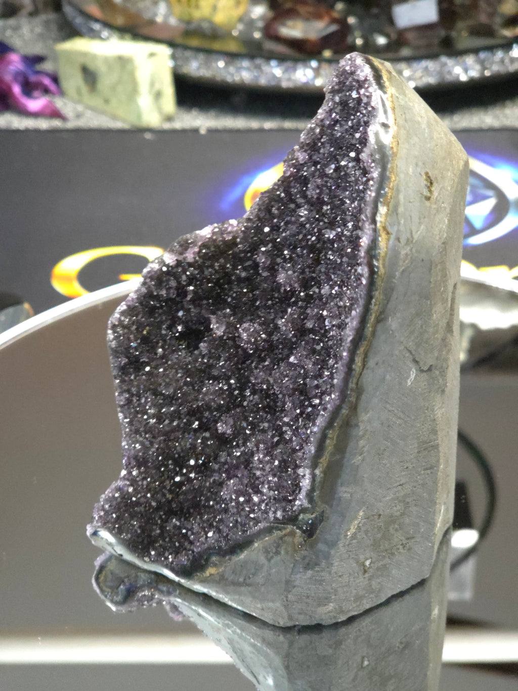 Uruguay Dark Rainbow Amethyst Mini Cathedral #3