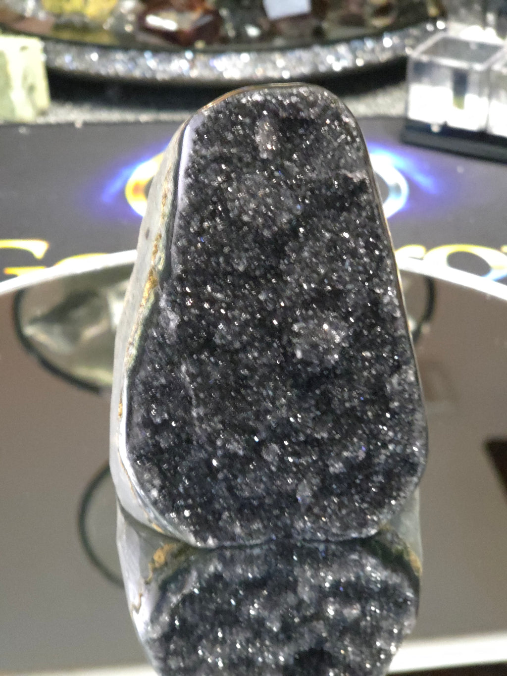 Uruguay Dark Rainbow Amethyst Mini Cathedral #4