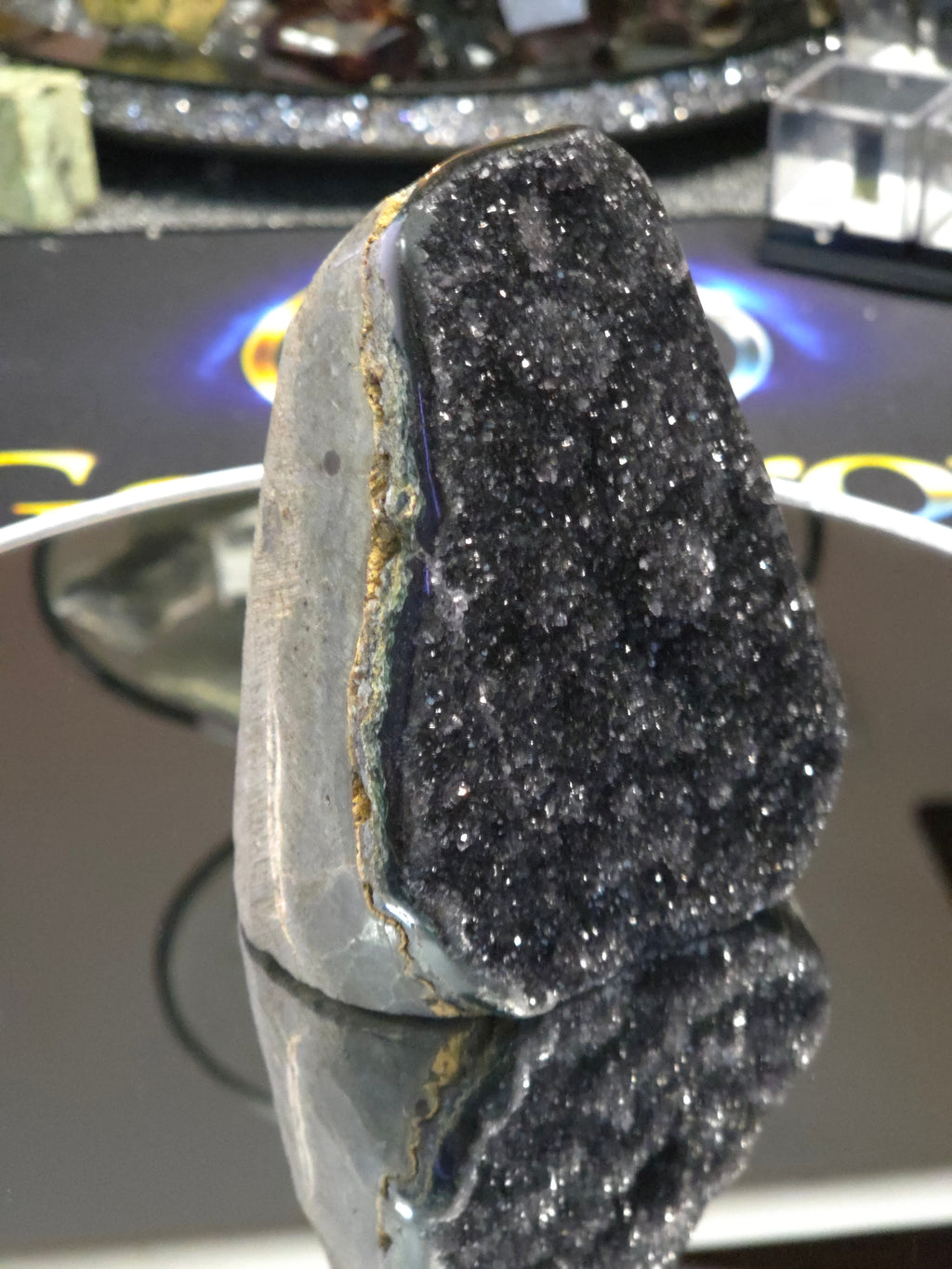 Uruguay Dark Rainbow Amethyst Mini Cathedral #4