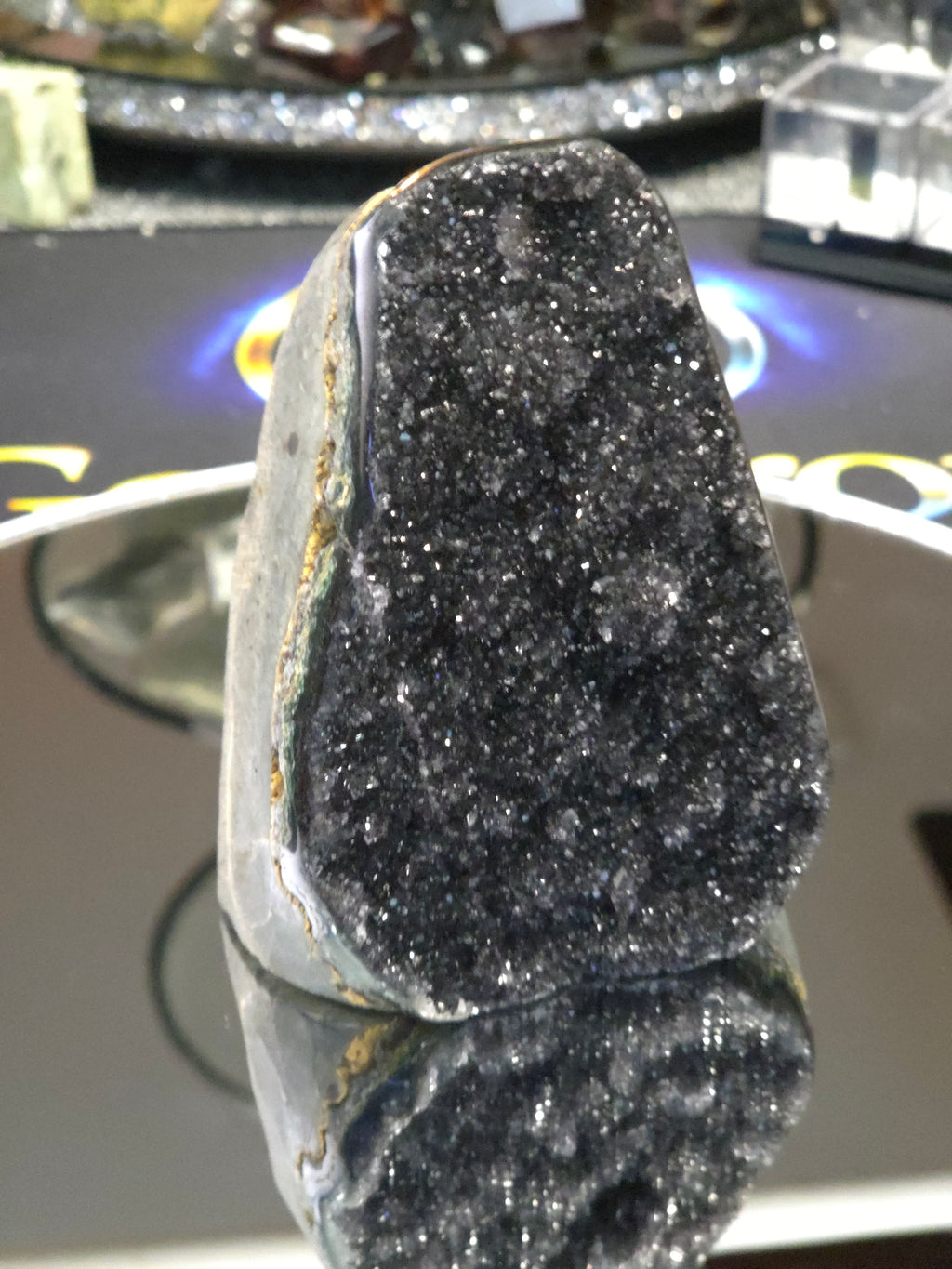Uruguay Dark Rainbow Amethyst Mini Cathedral #4