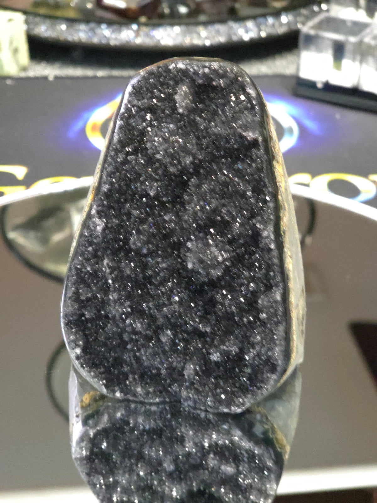 Uruguay Dark Rainbow Amethyst Mini Cathedral #4