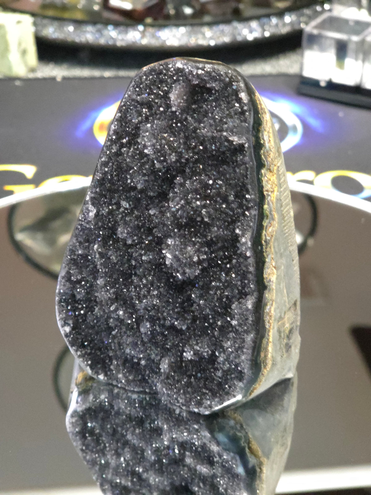 Uruguay Dark Rainbow Amethyst Mini Cathedral #4