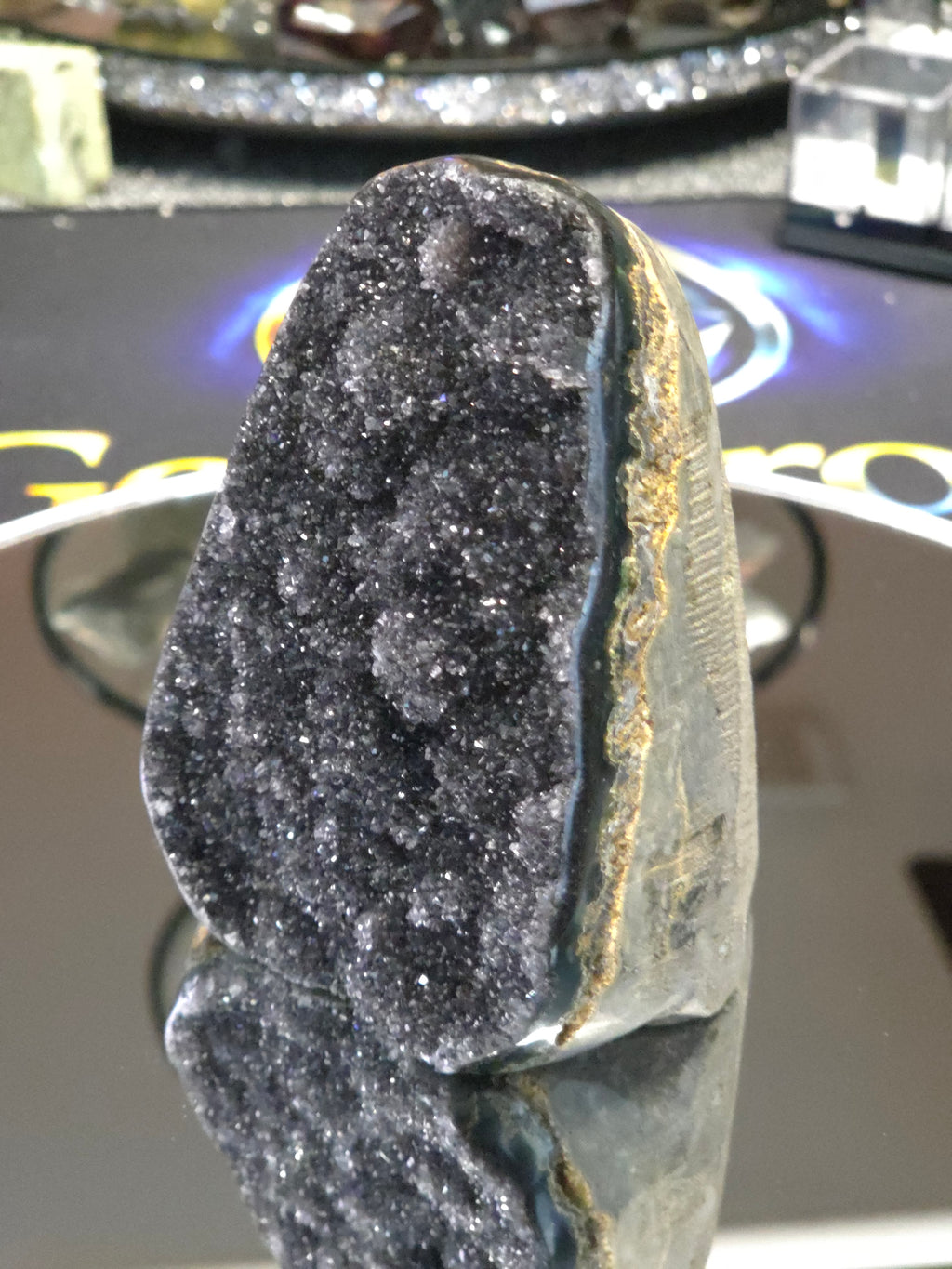 Uruguay Dark Rainbow Amethyst Mini Cathedral #4