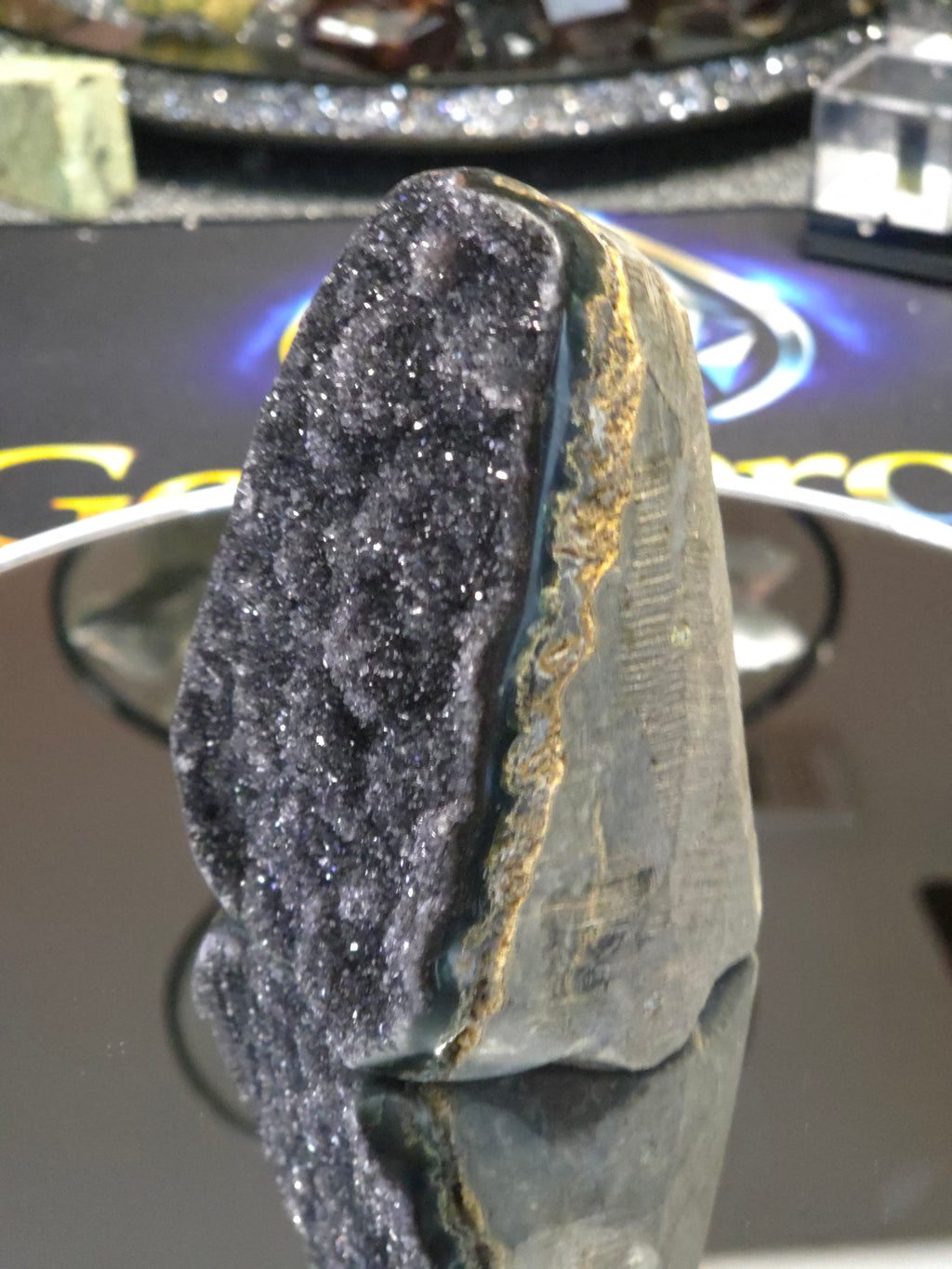 Uruguay Dark Rainbow Amethyst Mini Cathedral #4