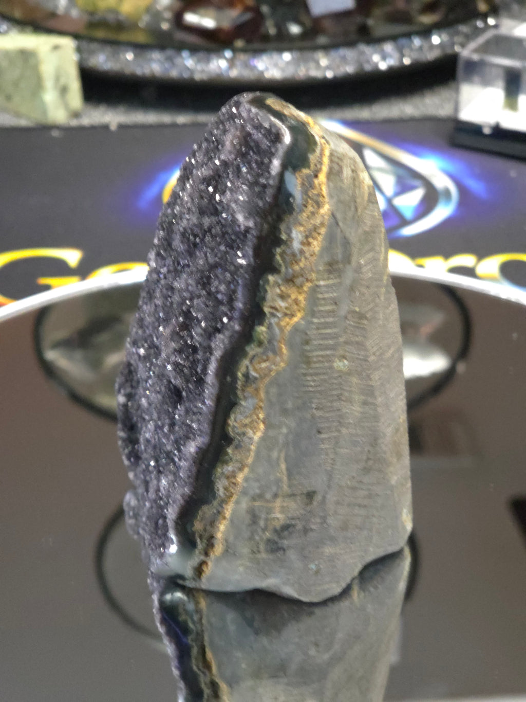 Uruguay Dark Rainbow Amethyst Mini Cathedral #4