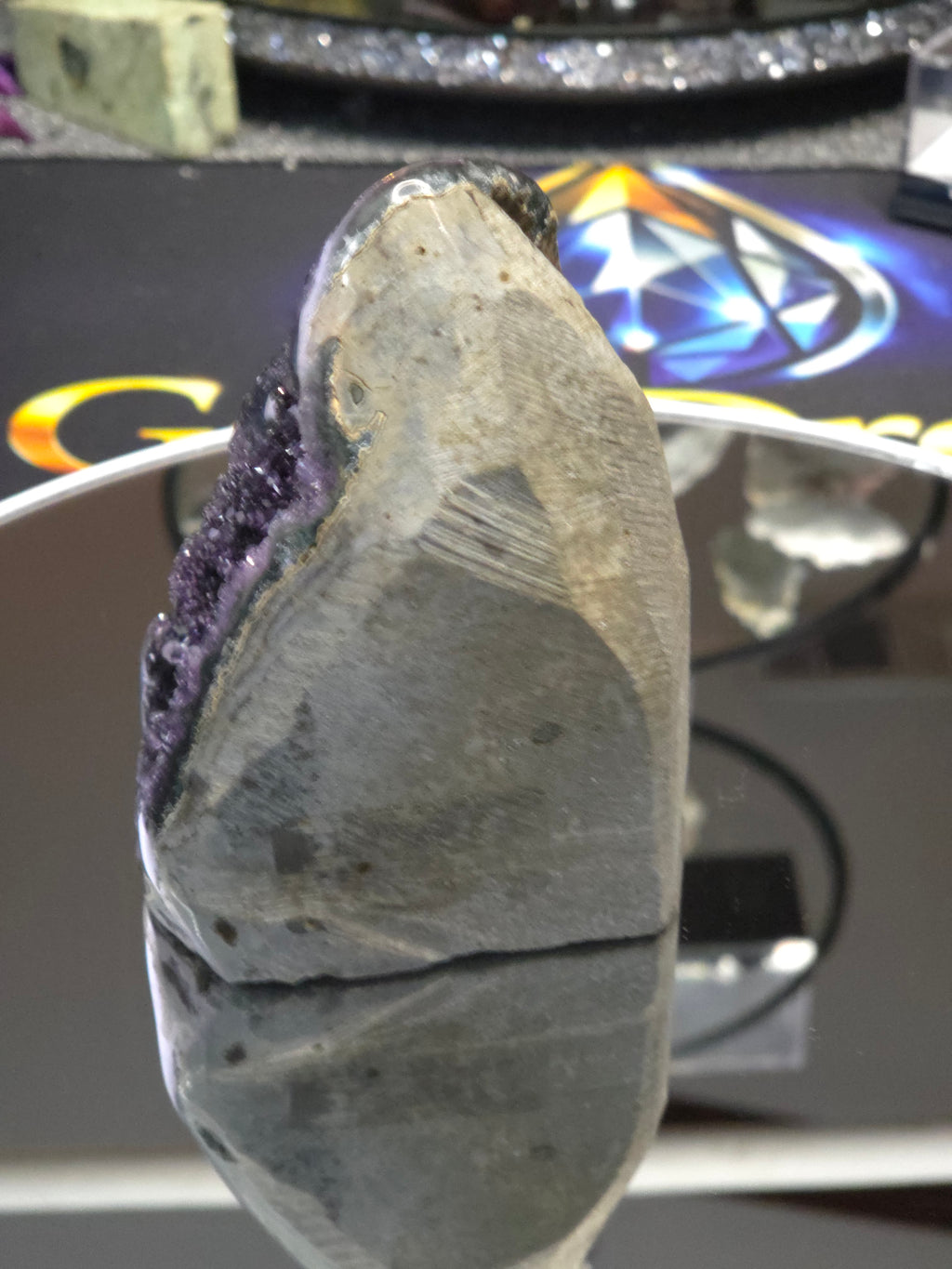 Uruguay Dark Rainbow Amethyst Mini Cathedral #5