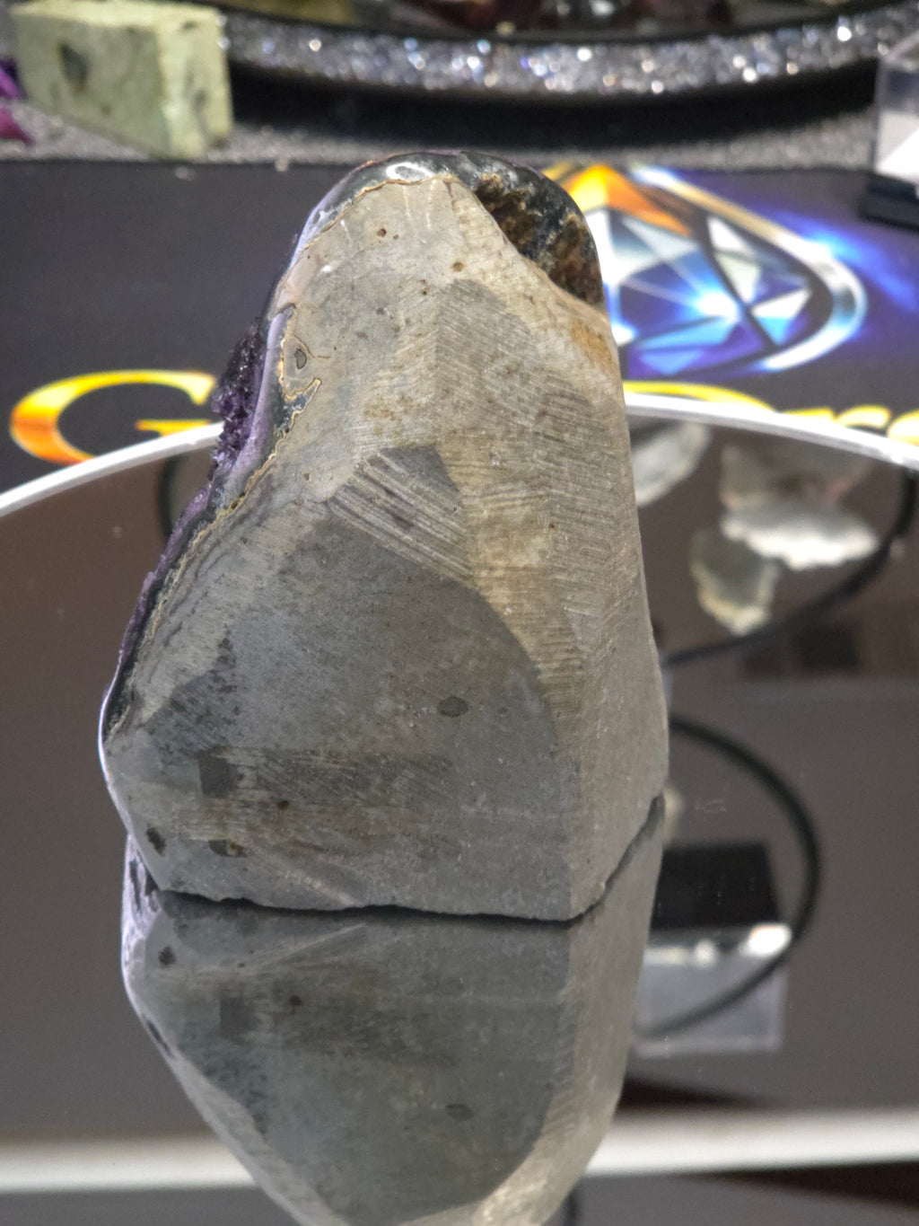 Uruguay Dark Rainbow Amethyst Mini Cathedral #5