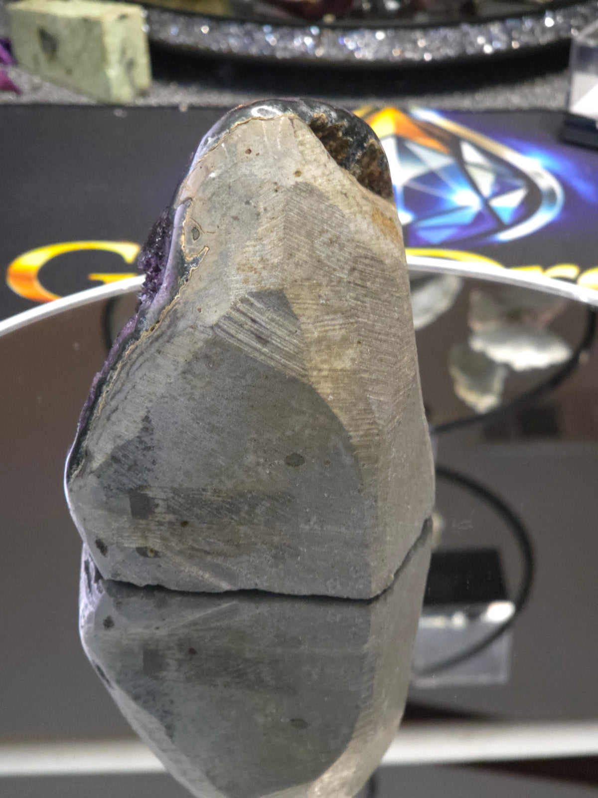 Uruguay Dark Rainbow Amethyst Mini Cathedral #5