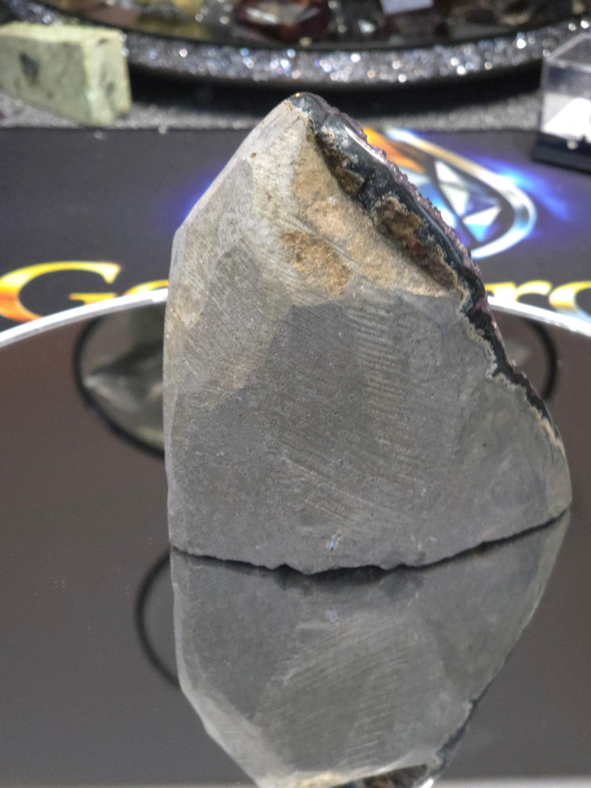 Uruguay Dark Rainbow Amethyst Mini Cathedral #5