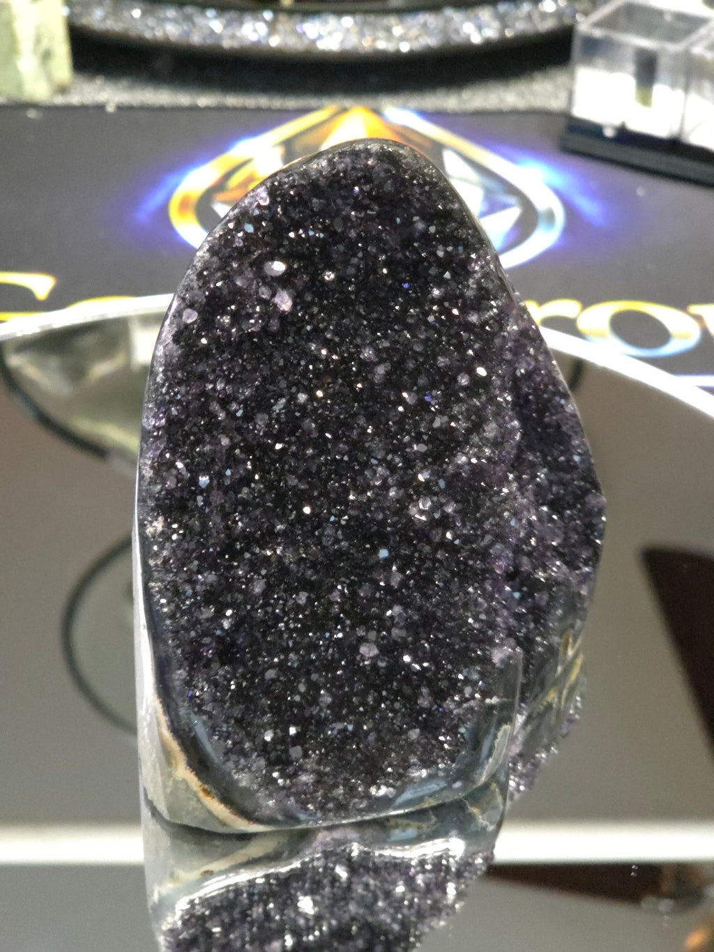 Uruguay Dark Rainbow Amethyst Mini Cathedral #5