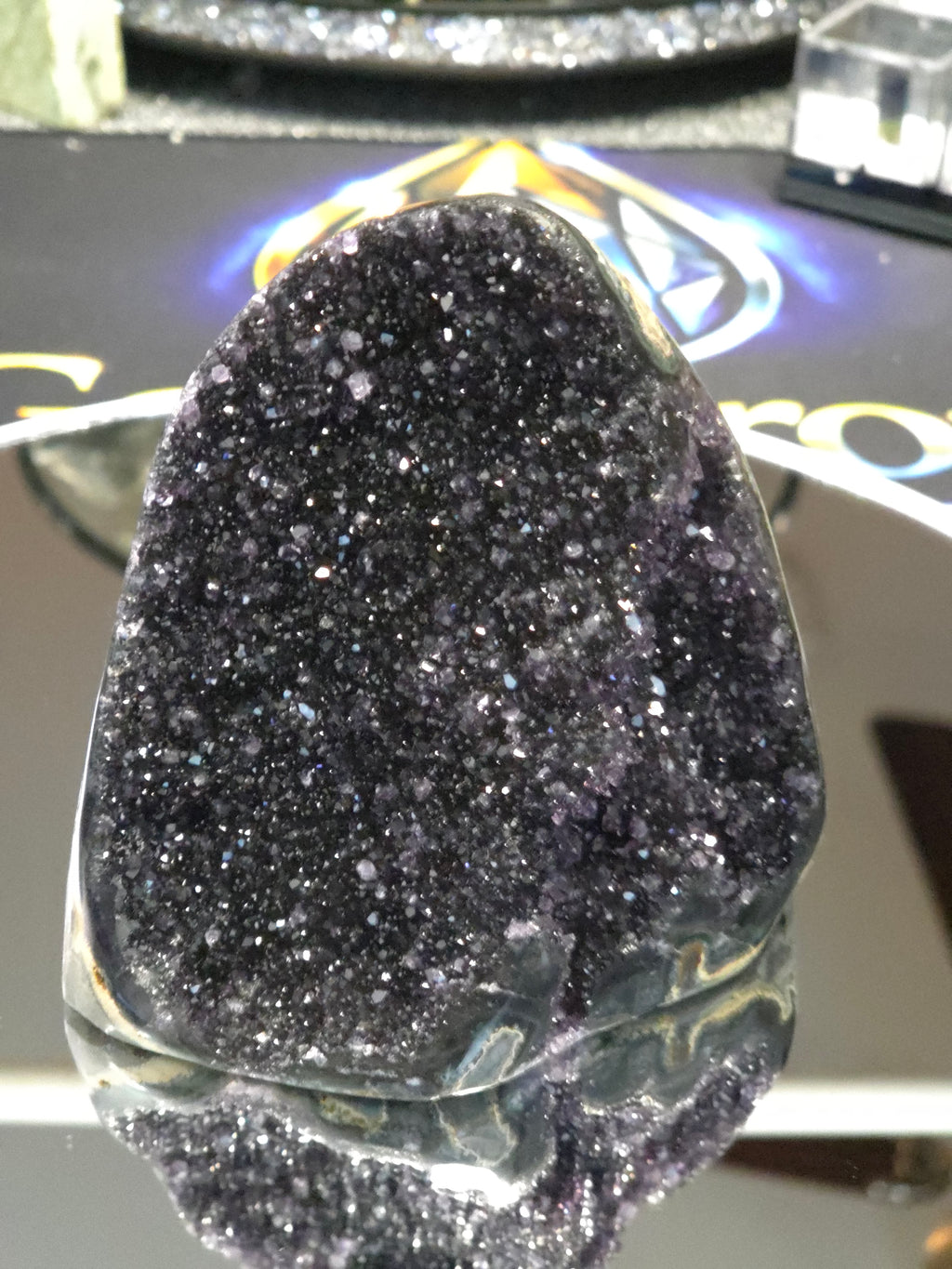 Uruguay Dark Rainbow Amethyst Mini Cathedral #5