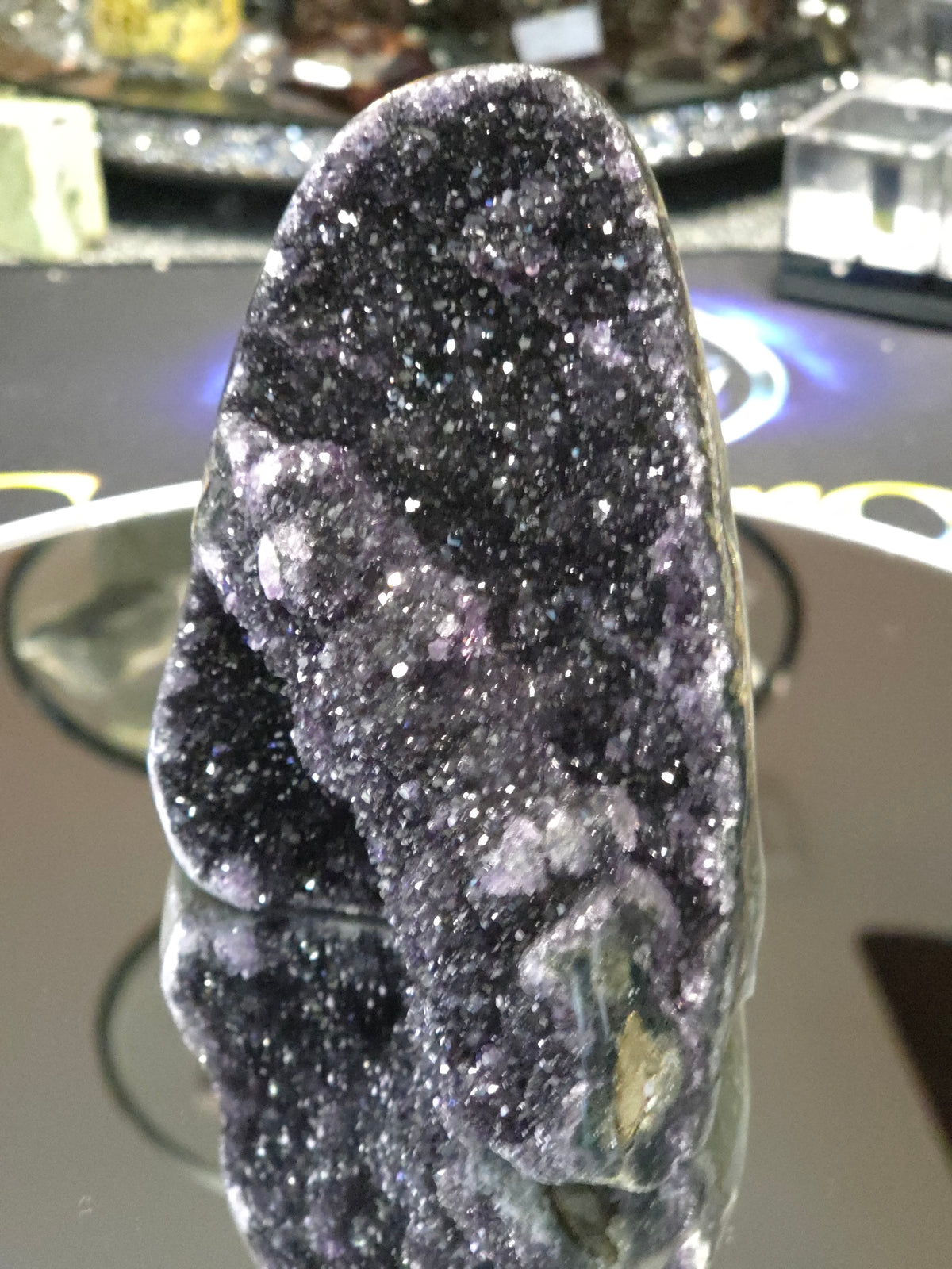 Uruguay Dark Rainbow Amethyst Mini Cathedral #6