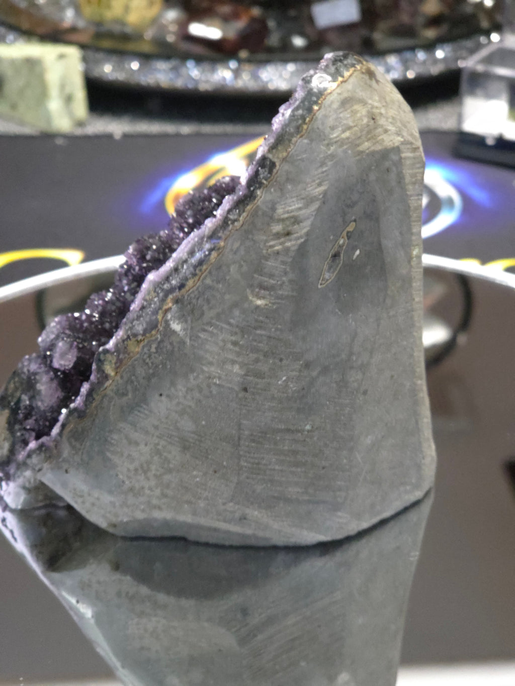 Uruguay Dark Rainbow Amethyst Mini Cathedral #6