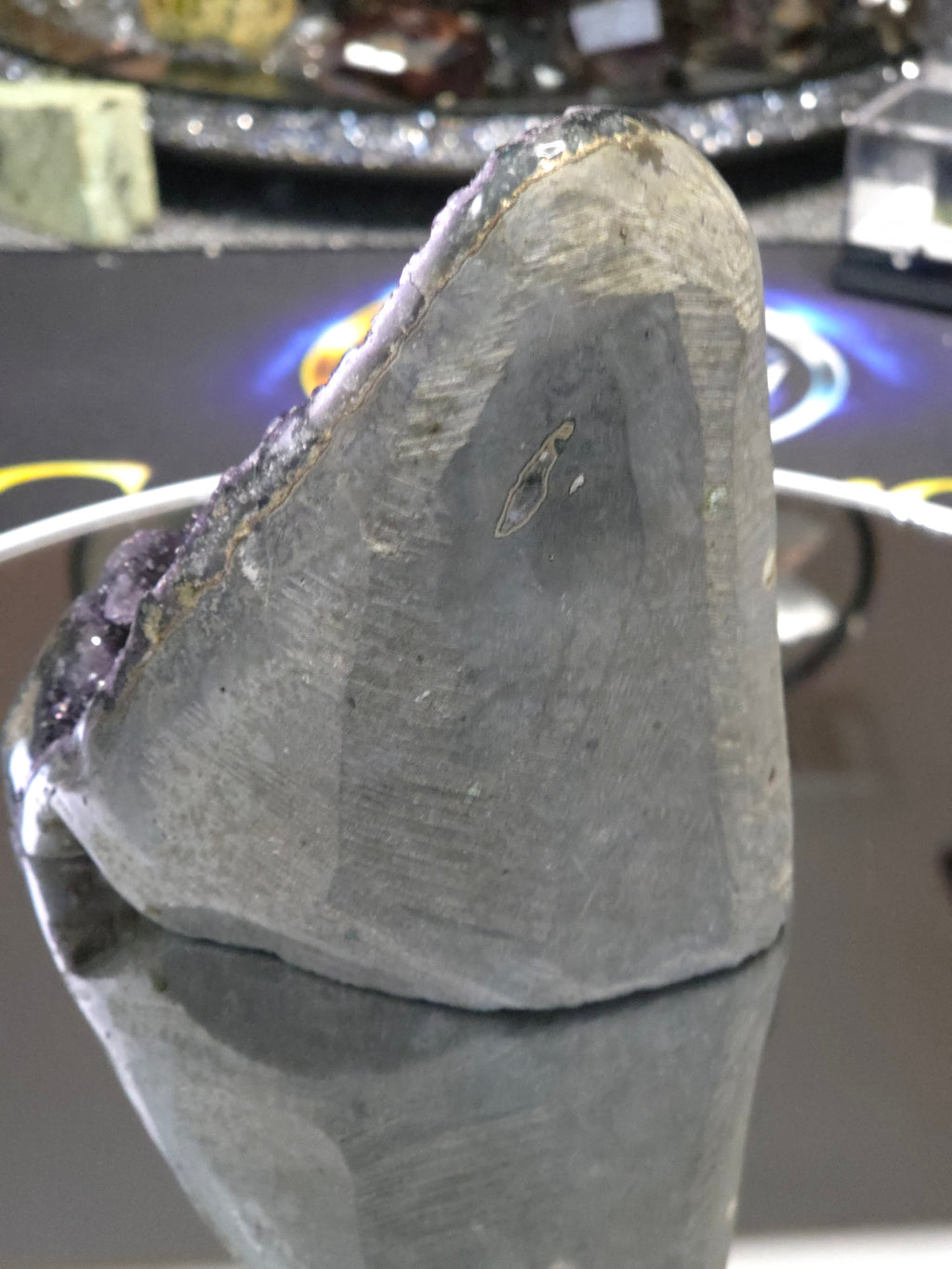Uruguay Dark Rainbow Amethyst Mini Cathedral #6