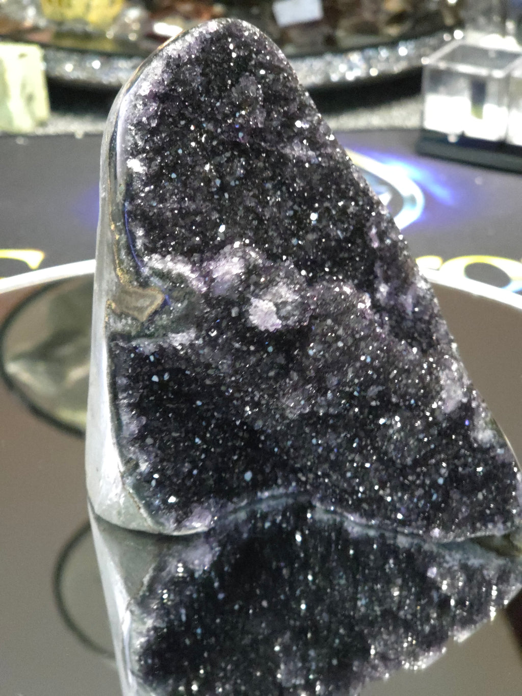 Uruguay Dark Rainbow Amethyst Mini Cathedral #6