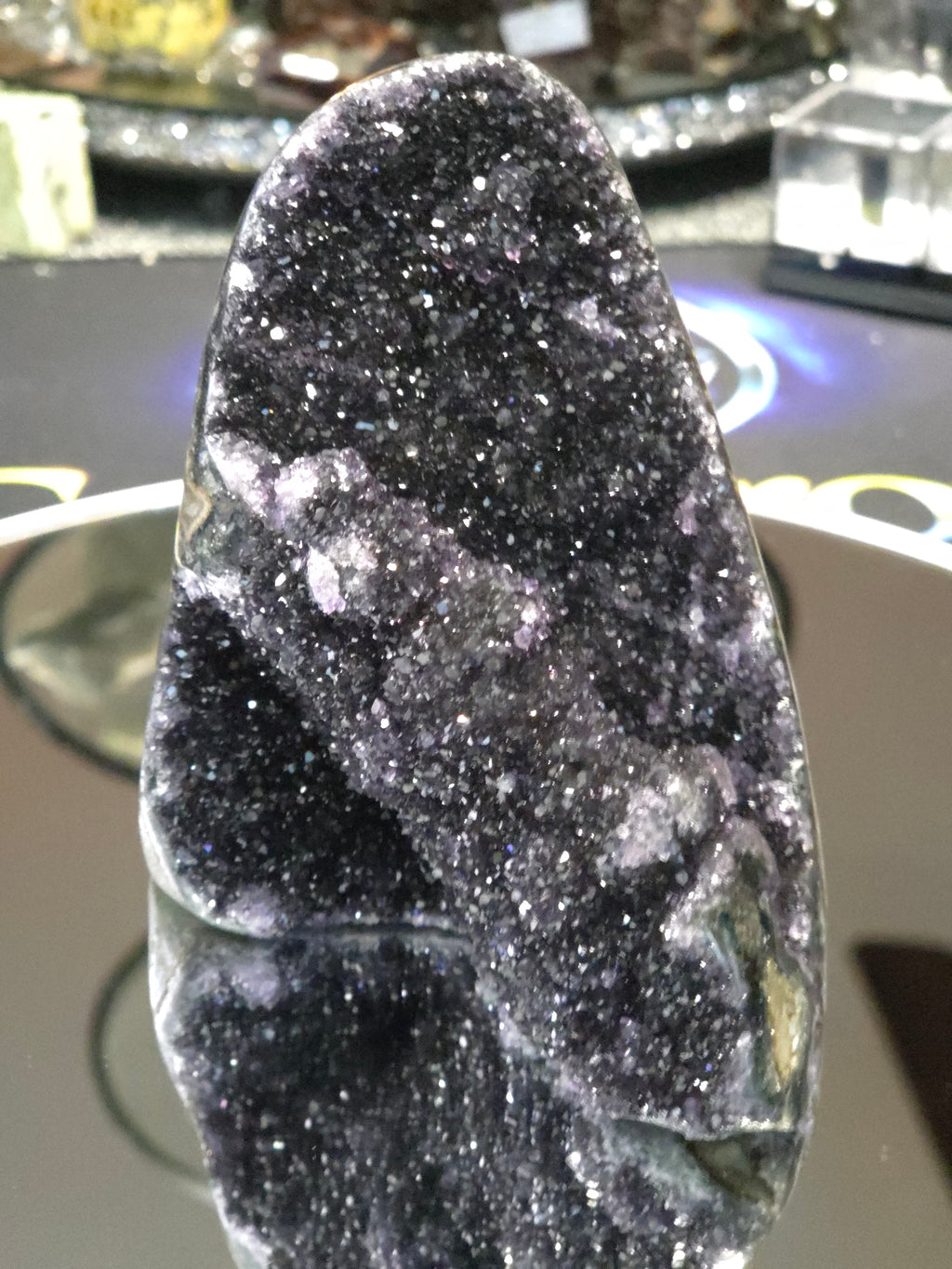 Uruguay Dark Rainbow Amethyst Mini Cathedral #6