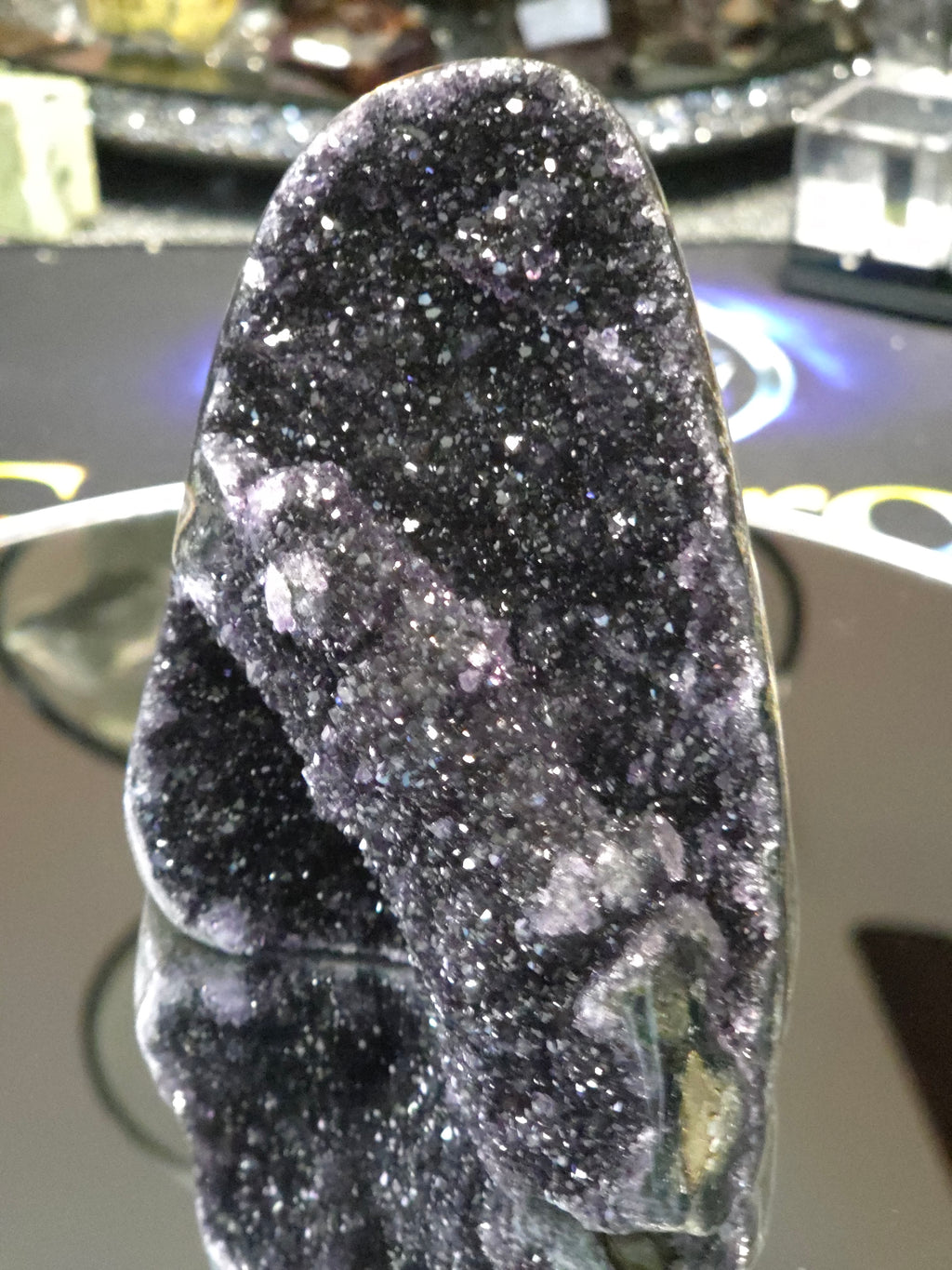 Uruguay Dark Rainbow Amethyst Mini Cathedral #6