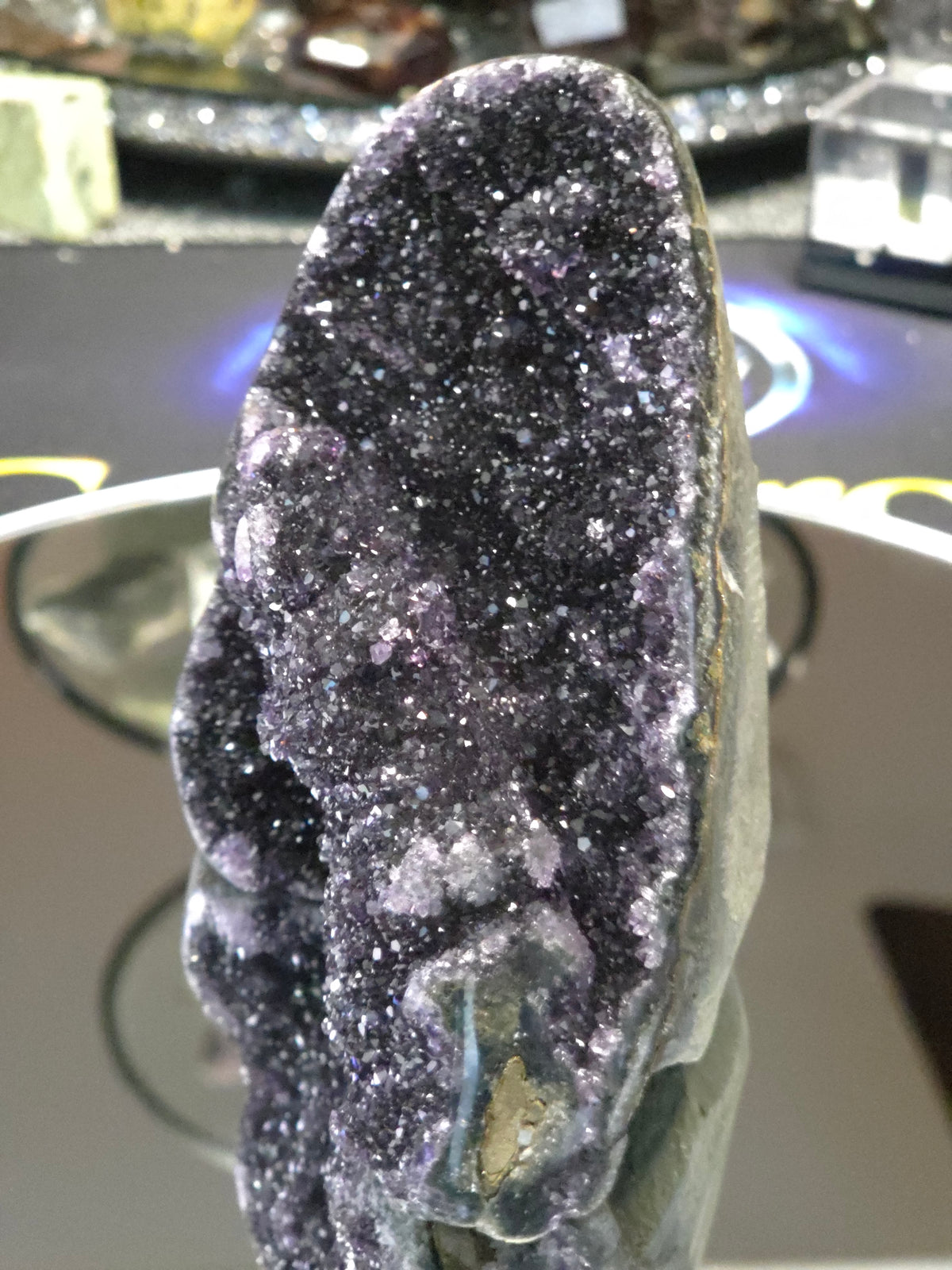 Uruguay Dark Rainbow Amethyst Mini Cathedral #6
