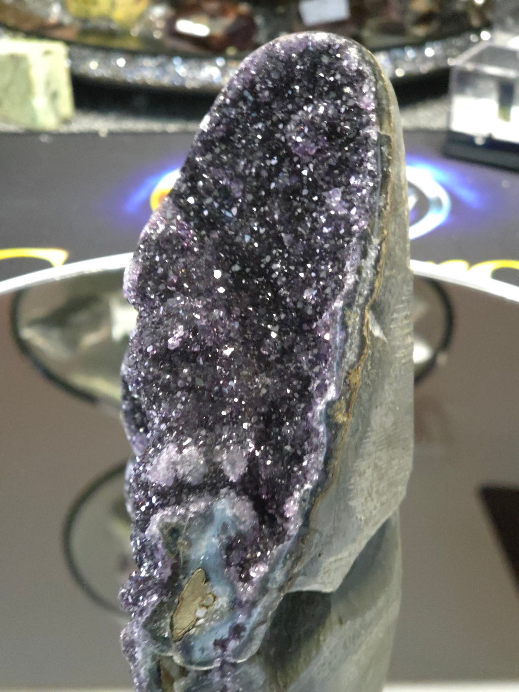 Uruguay Dark Rainbow Amethyst Mini Cathedral #6
