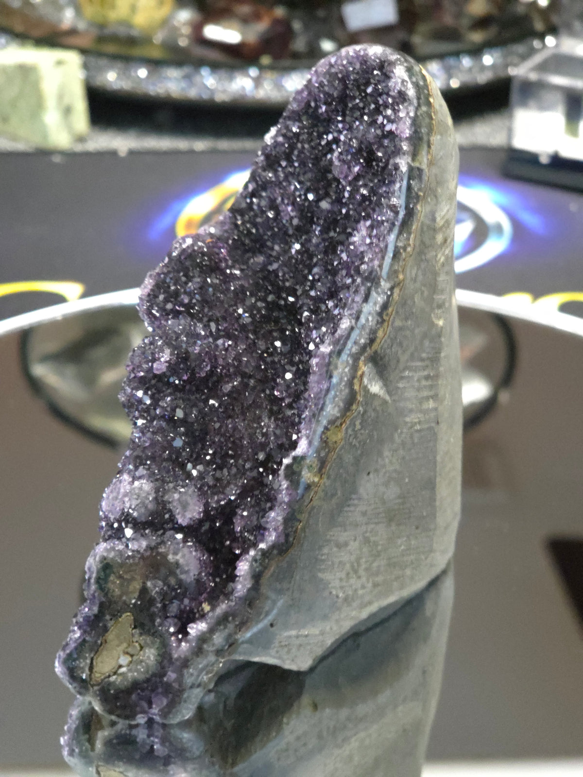 Uruguay Dark Rainbow Amethyst Mini Cathedral #6