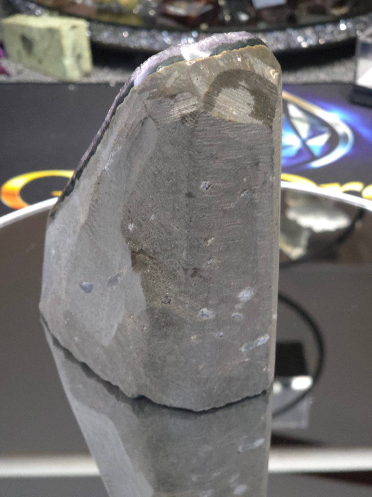 Uruguay Dark Rainbow Amethyst Mini Cathedral #15