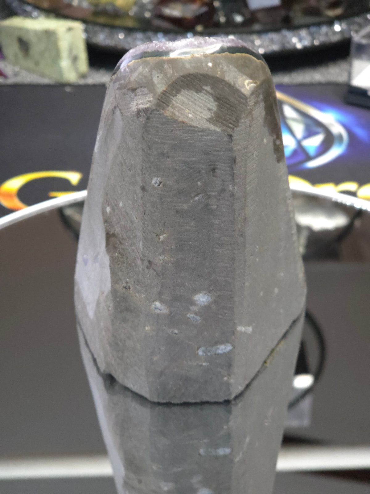 Uruguay Dark Rainbow Amethyst Mini Cathedral #15