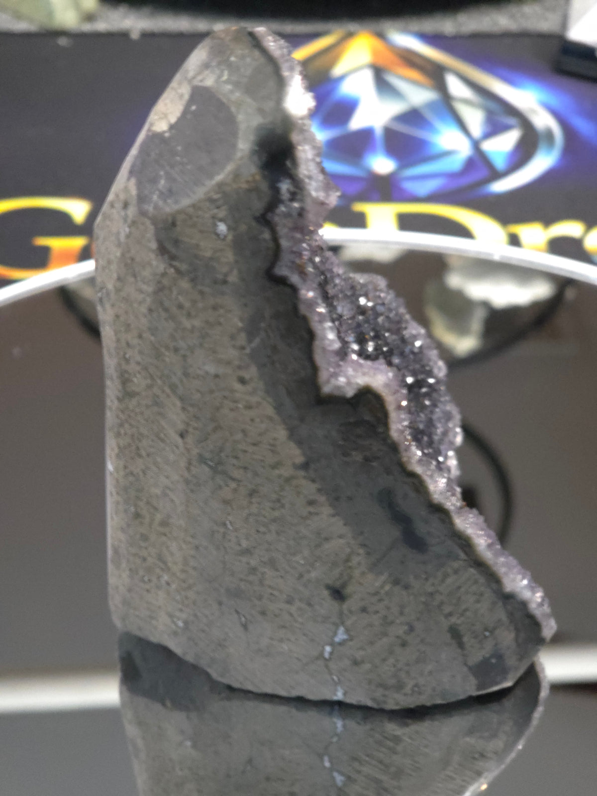 Uruguay Dark Rainbow Amethyst Mini Cathedral #8
