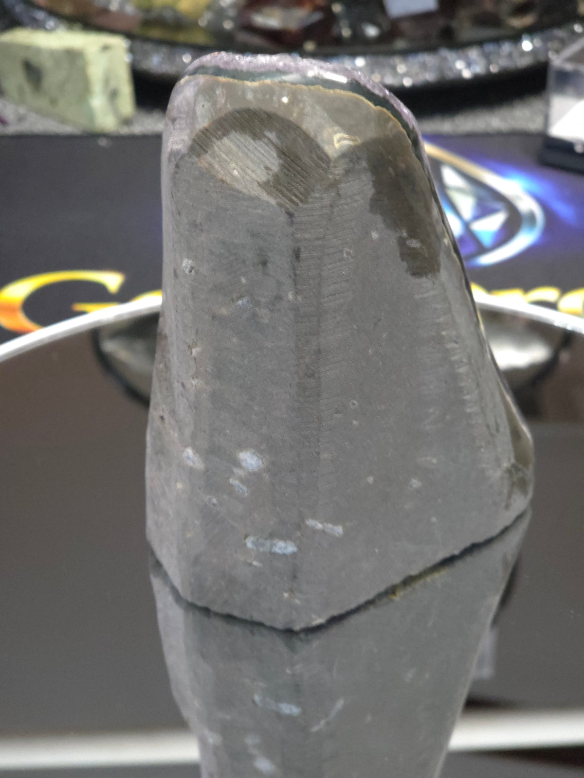 Uruguay Dark Rainbow Amethyst Mini Cathedral #15