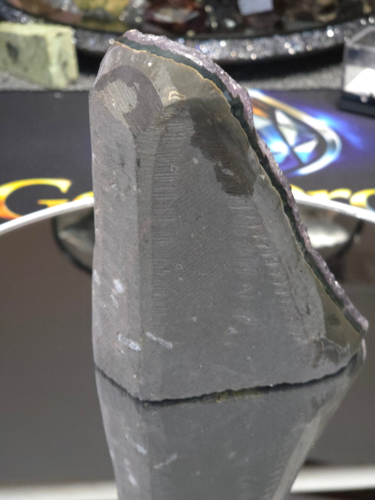 Uruguay Dark Rainbow Amethyst Mini Cathedral #15