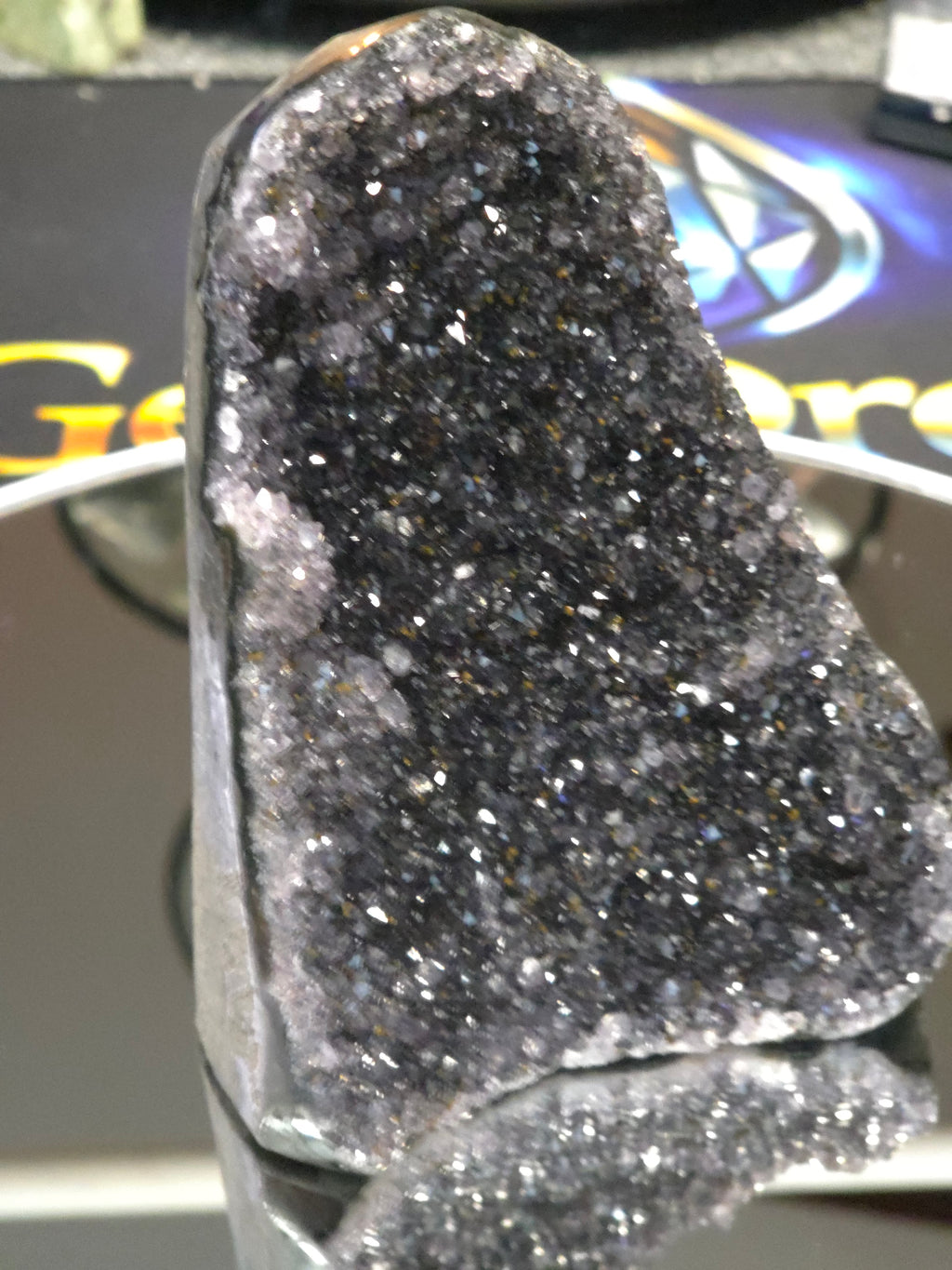 Uruguay Dark Rainbow Amethyst Mini Cathedral #8