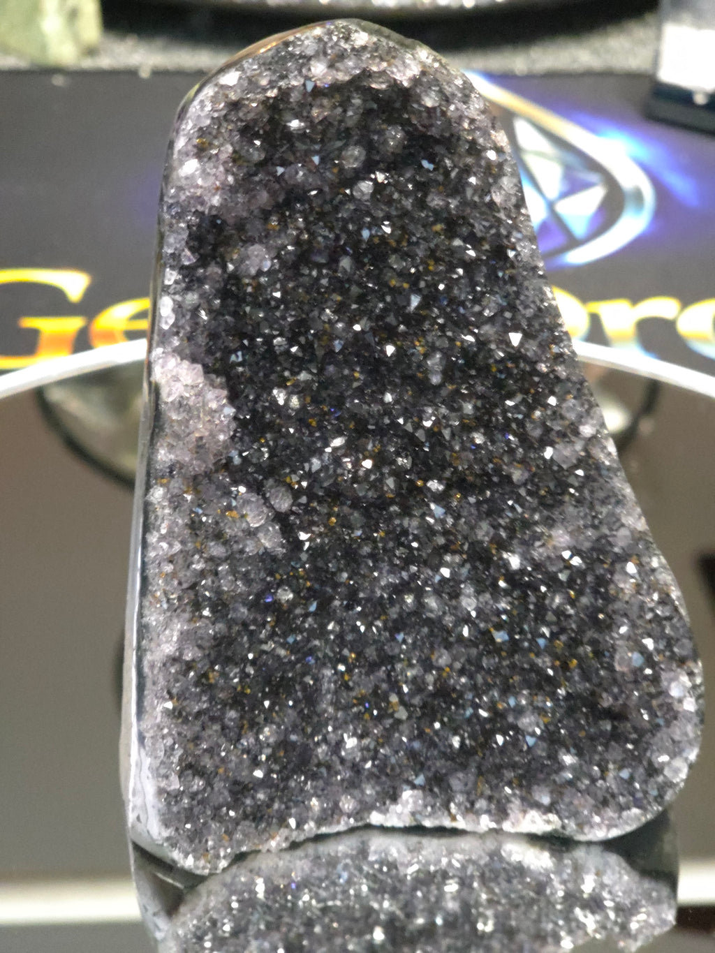 Uruguay Dark Rainbow Amethyst Mini Cathedral #8