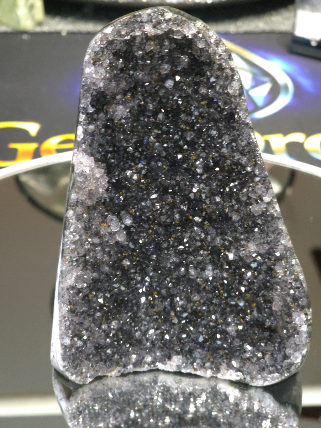 Uruguay Dark Rainbow Amethyst Mini Cathedral #8